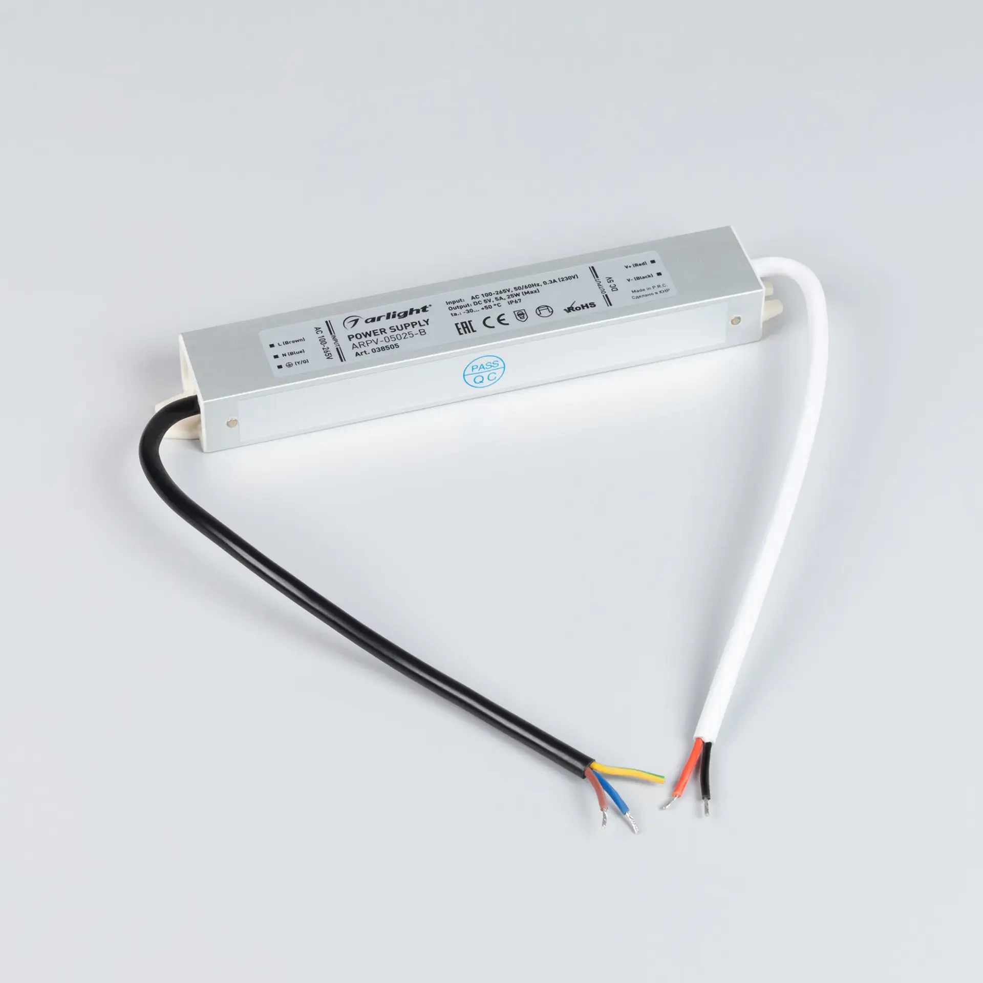 Блок питания ARPV-05025-B (5V, 5.0A, 25W)