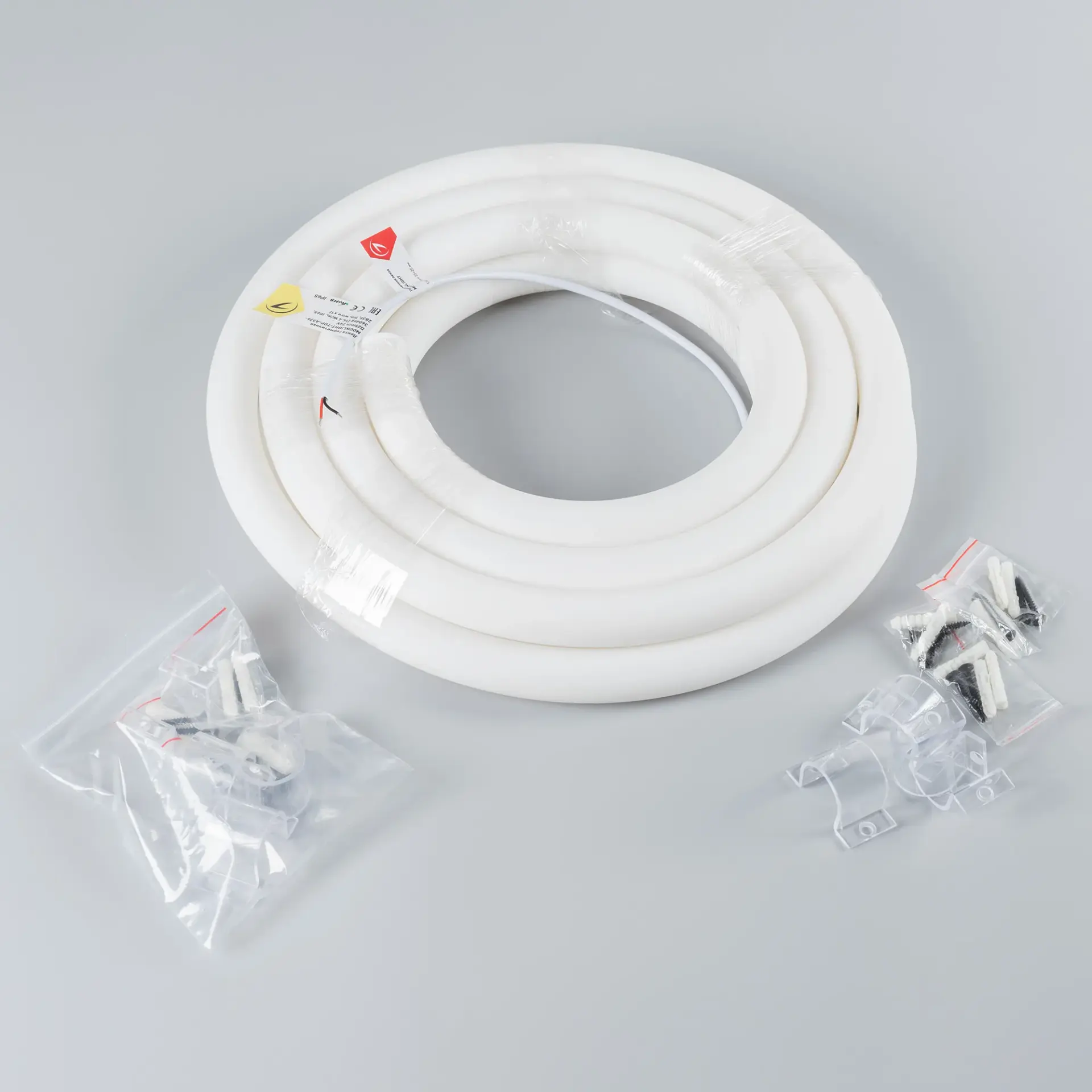 Гибкий неон MOONLIGHT-TOP-A336-D25mm 24V Warm2700 360deg (14.4 W/m, IP65, 2835, 5m, wire x1), ракурс 3