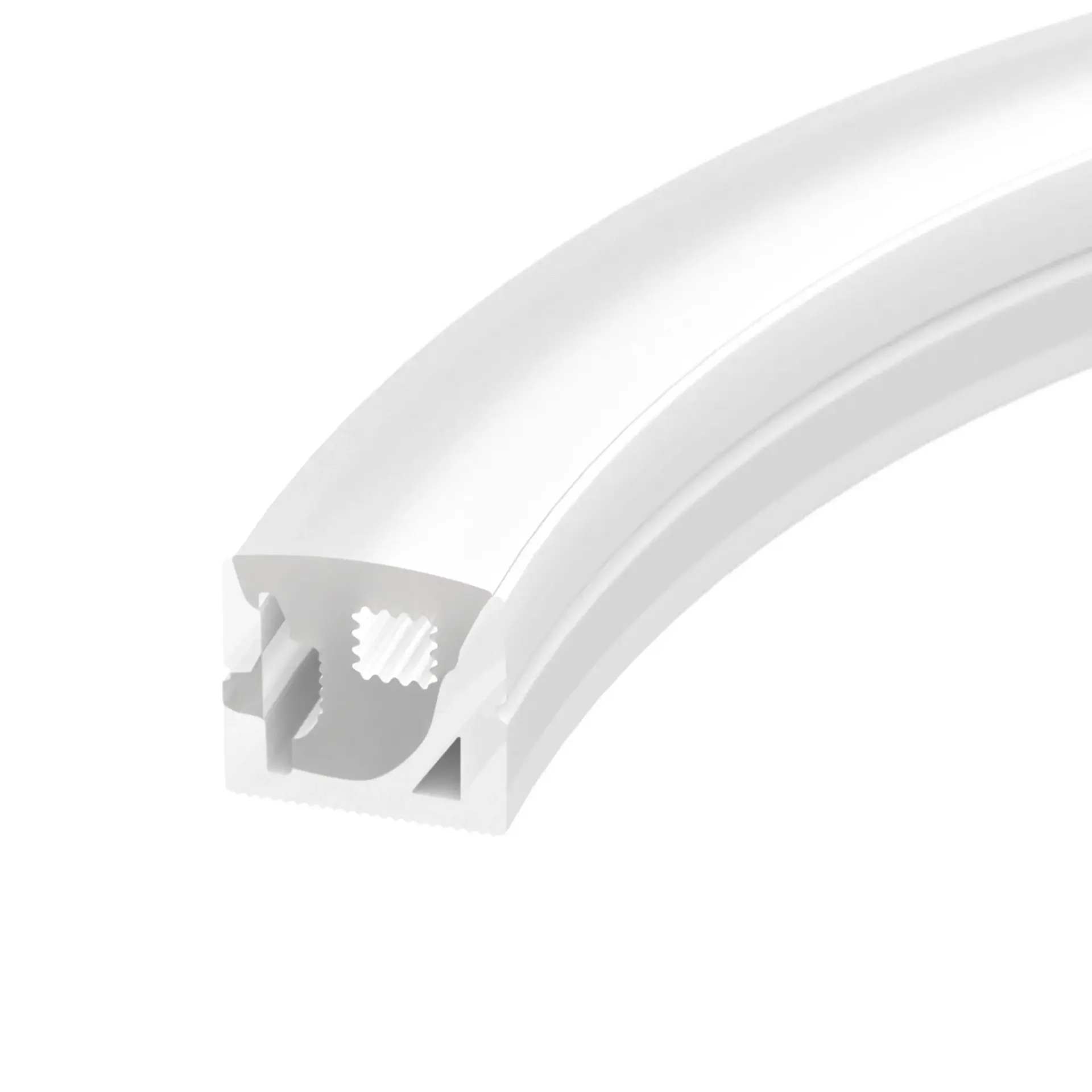 Силиконовый профиль WPH-FLEX-1616-SIDE-S11-5m WHITE