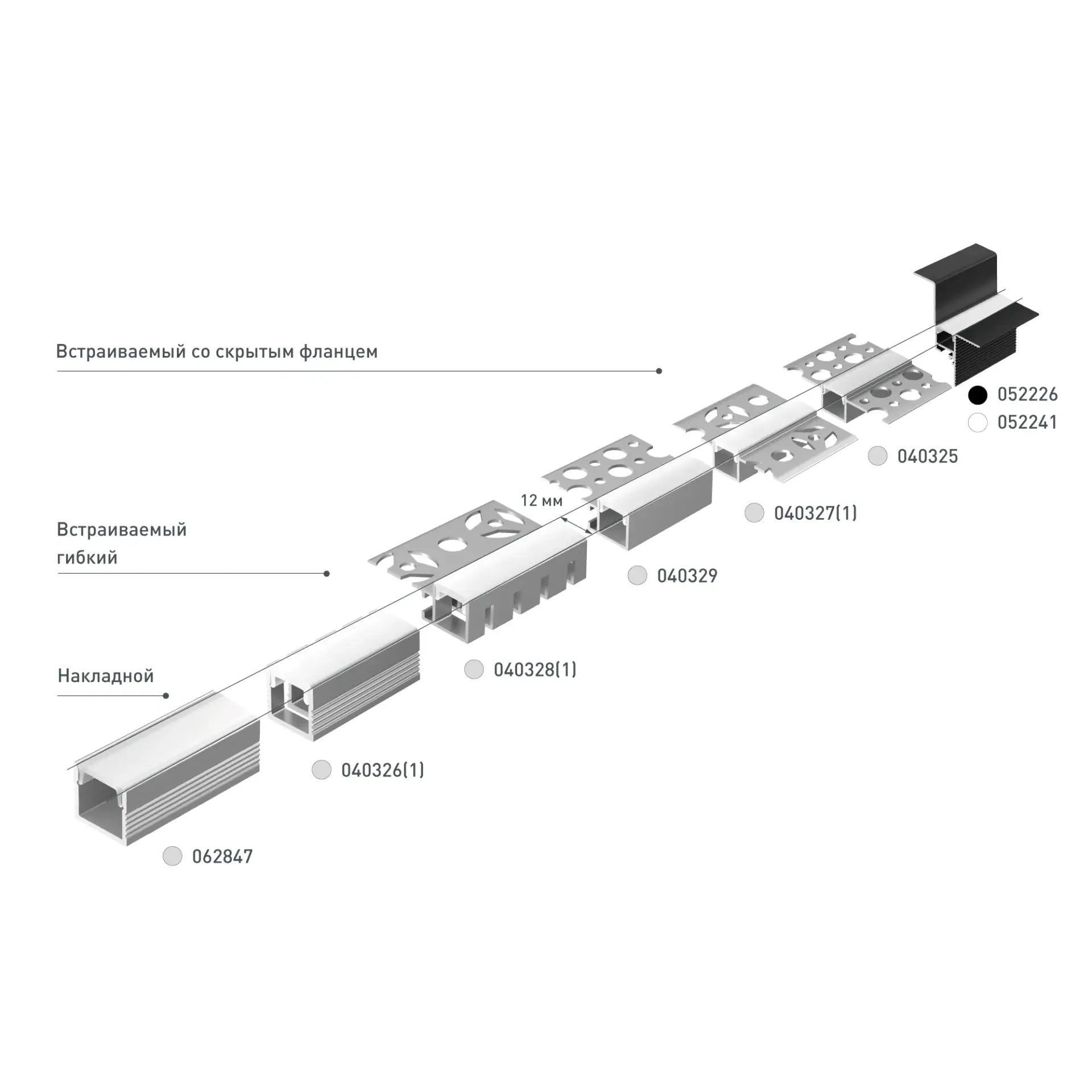 Профиль FANTOM-W12-2000 ANOD, ракурс 4