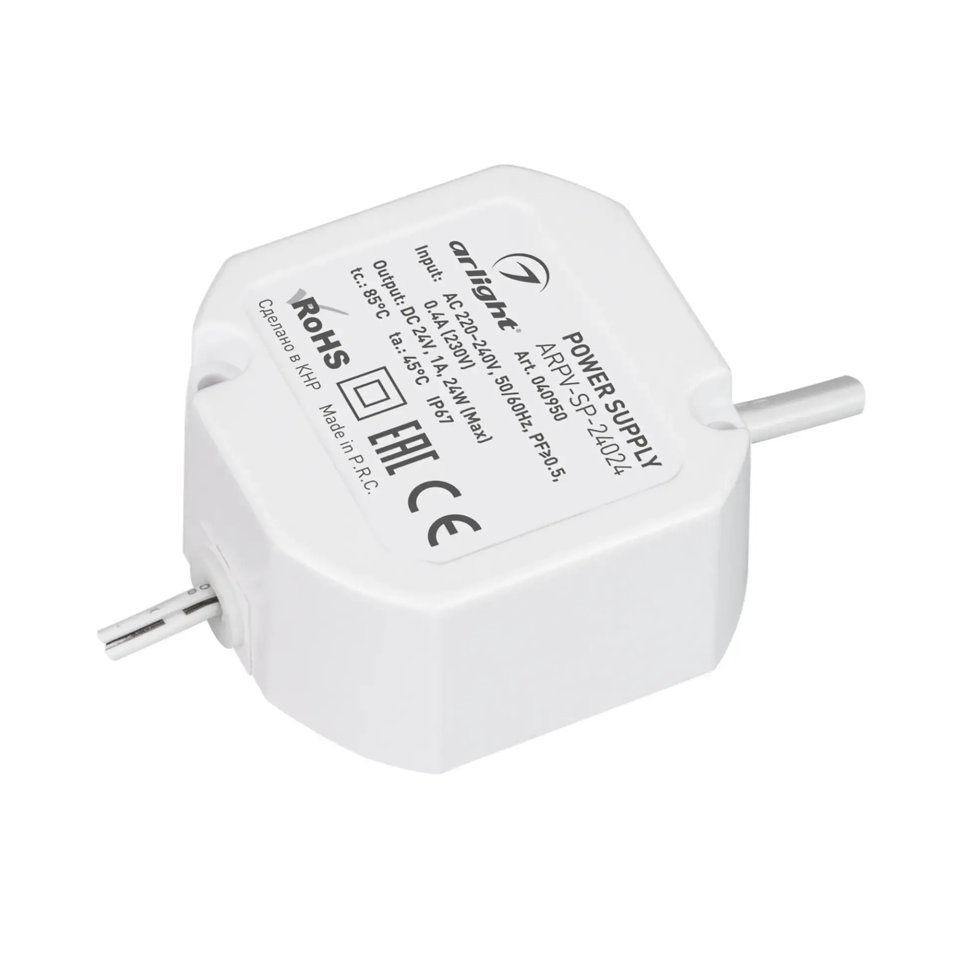 Блок питания ARPV-SP-24024 (24V, 1A, 24W)
