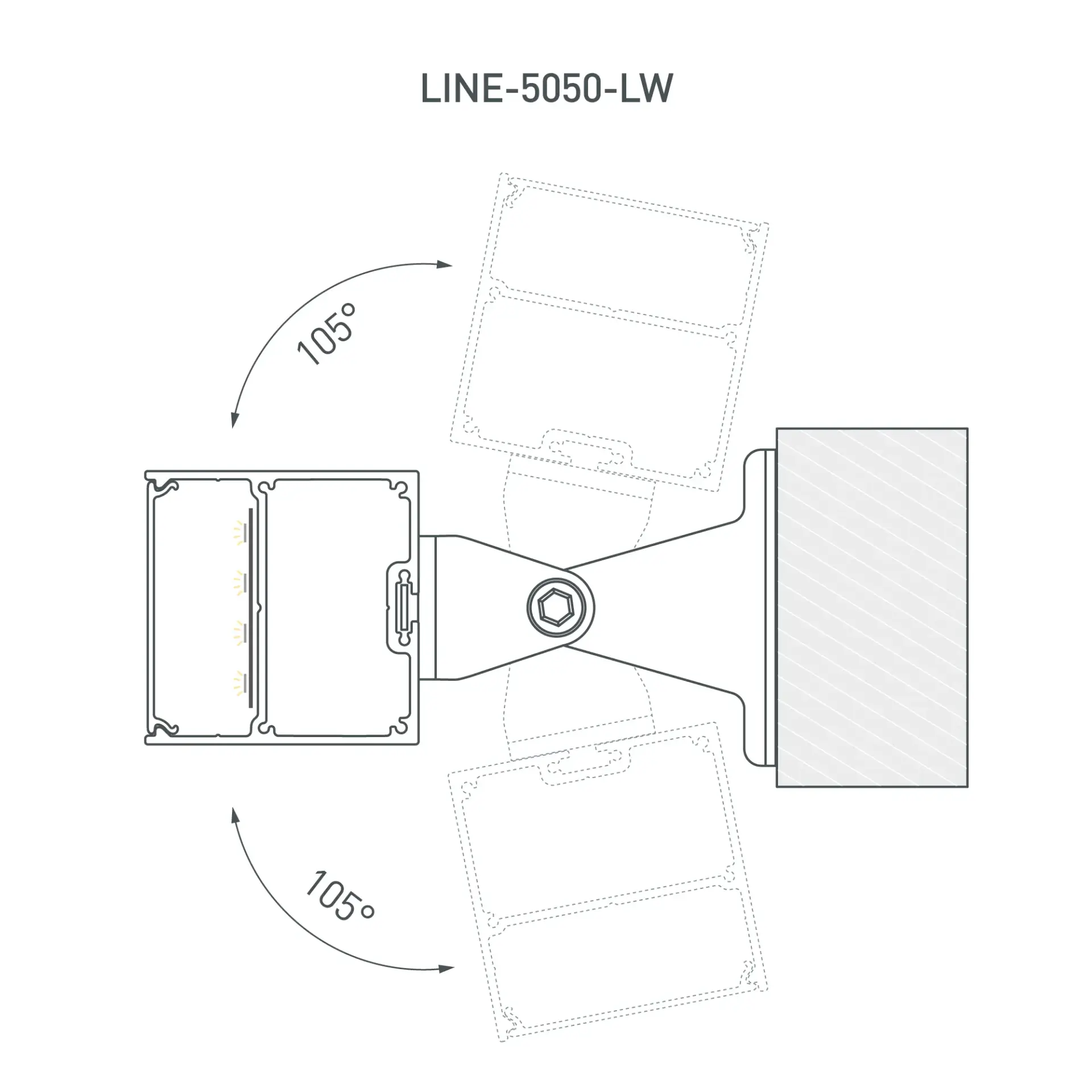 Профиль SL-LINE-5050-LW-3000 WHITE