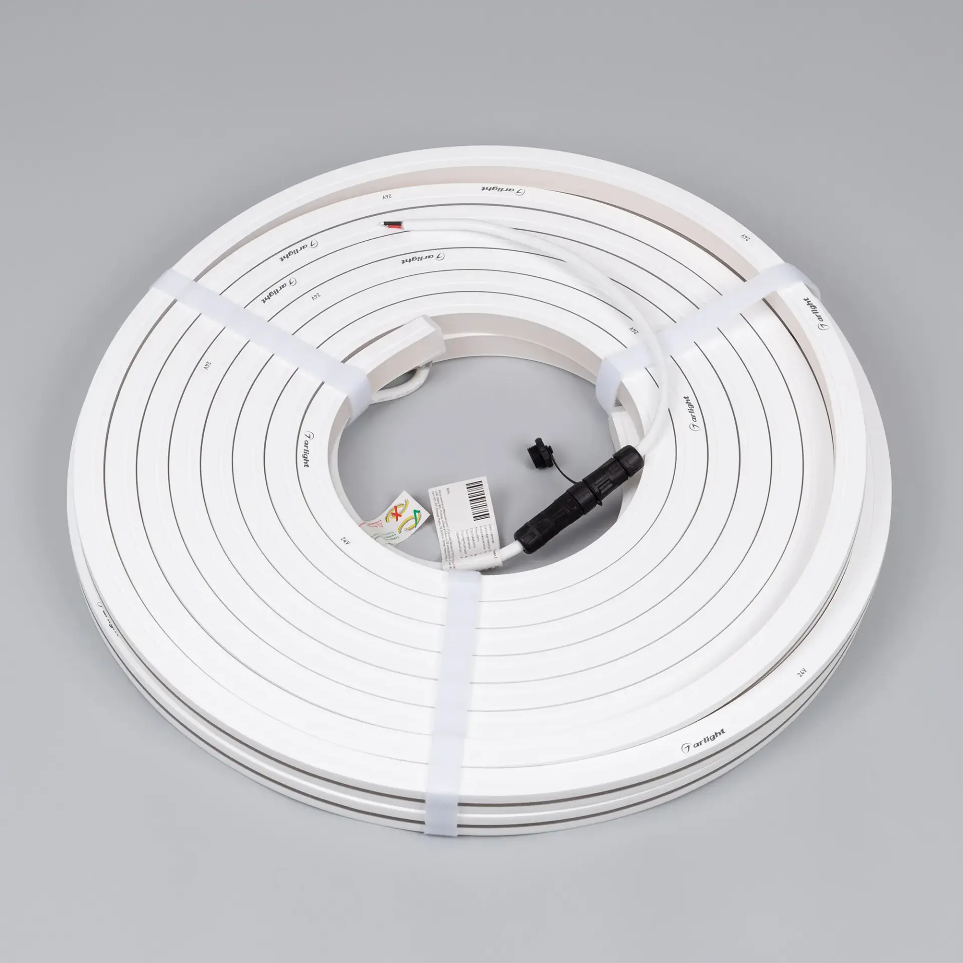 Гибкий неон MOONLIGHT-TOP-X280-16x16mm 24V Warm3000 (10 W/m, IP67, 15m, wire x1), ракурс 3