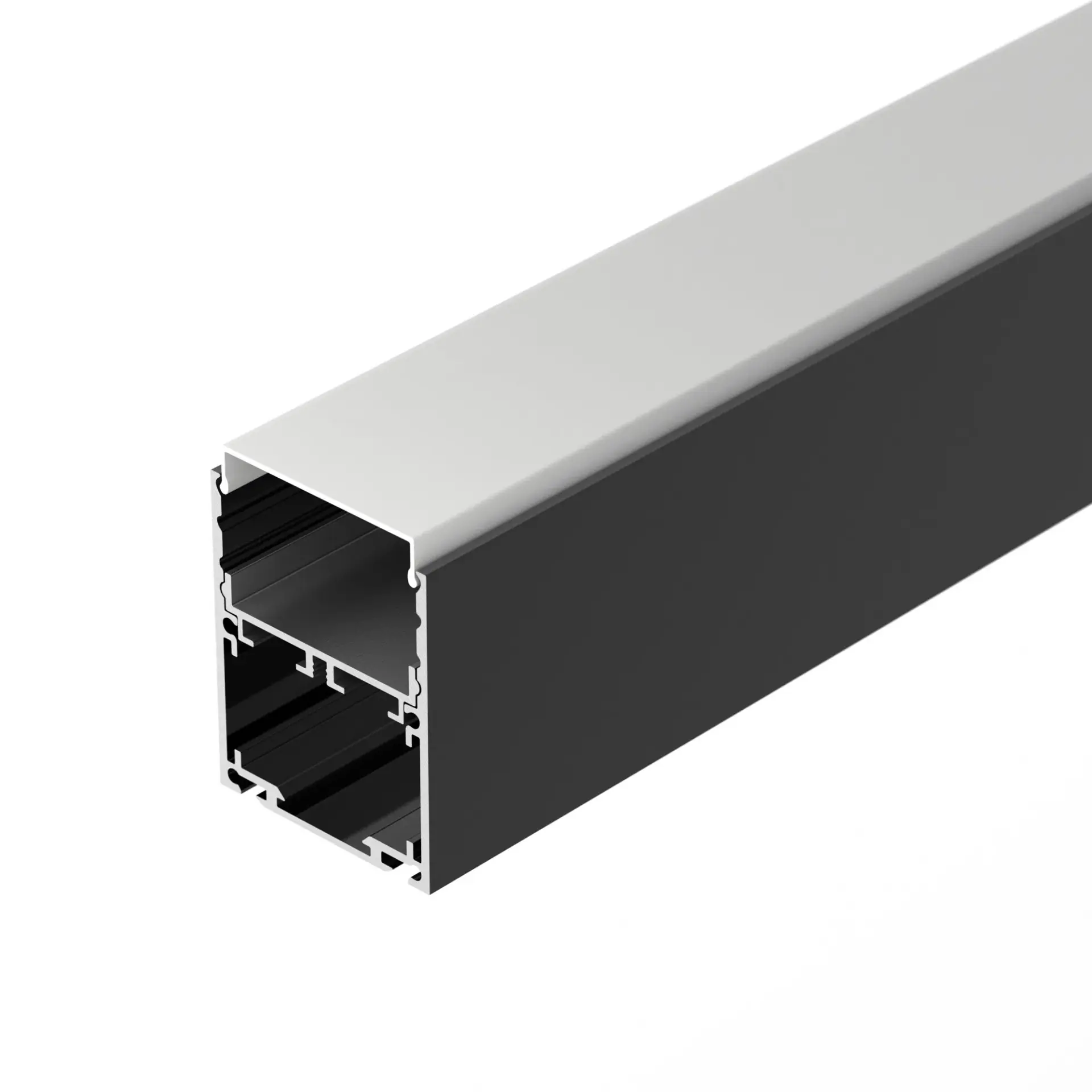 Профиль SL-LINE-4050-3L-2000 ANOD BLACK, ракурс 2