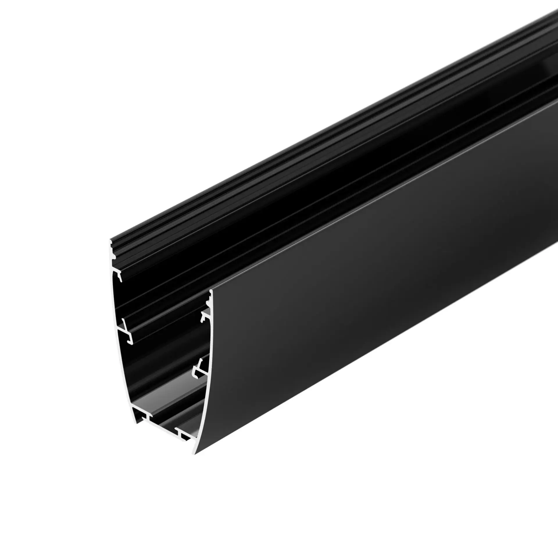 Профиль LINE-5075-U-HONEYCOMB-2000 BLACK, ракурс 4