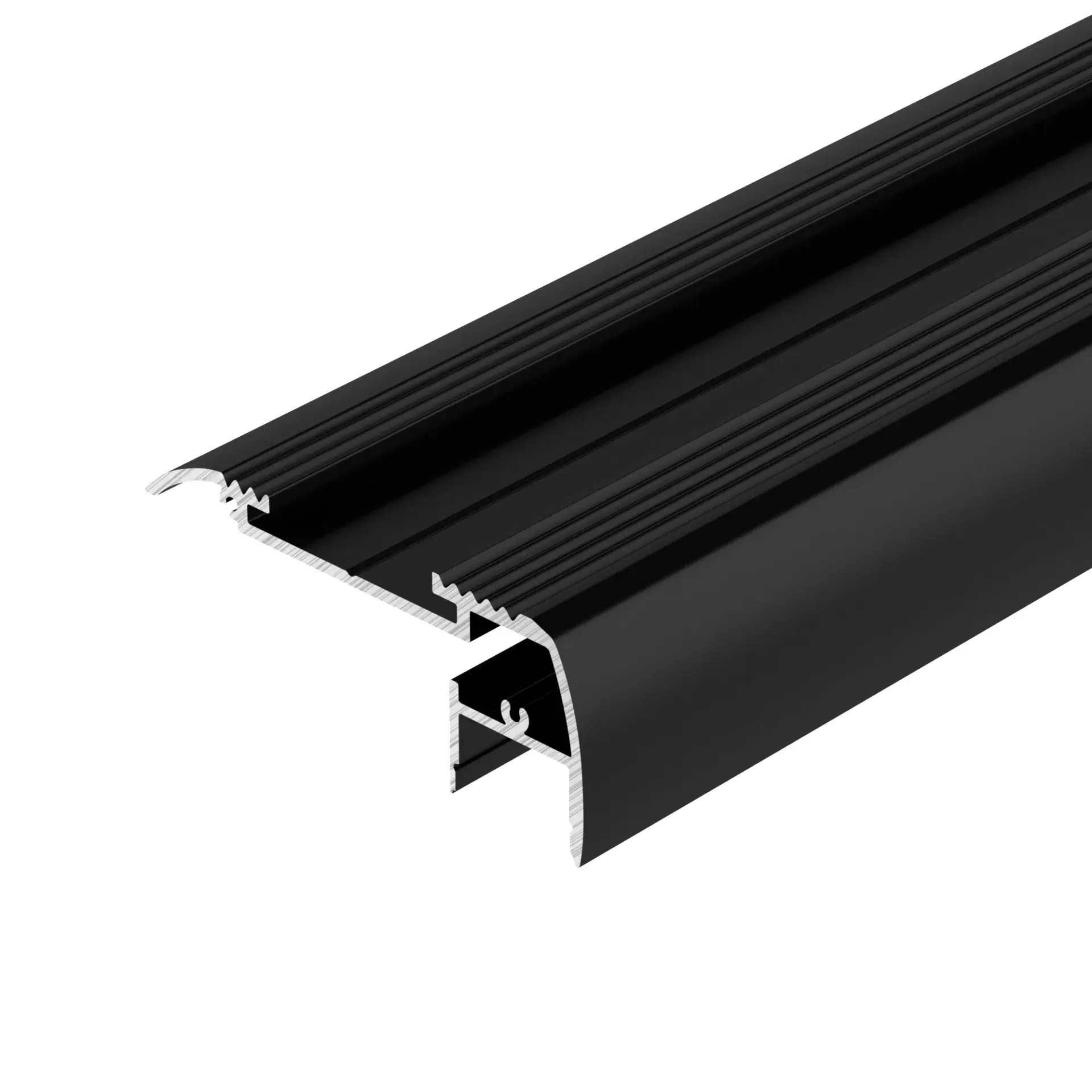Профиль STAIR-W65-2000 ANOD BLACK, ракурс 2