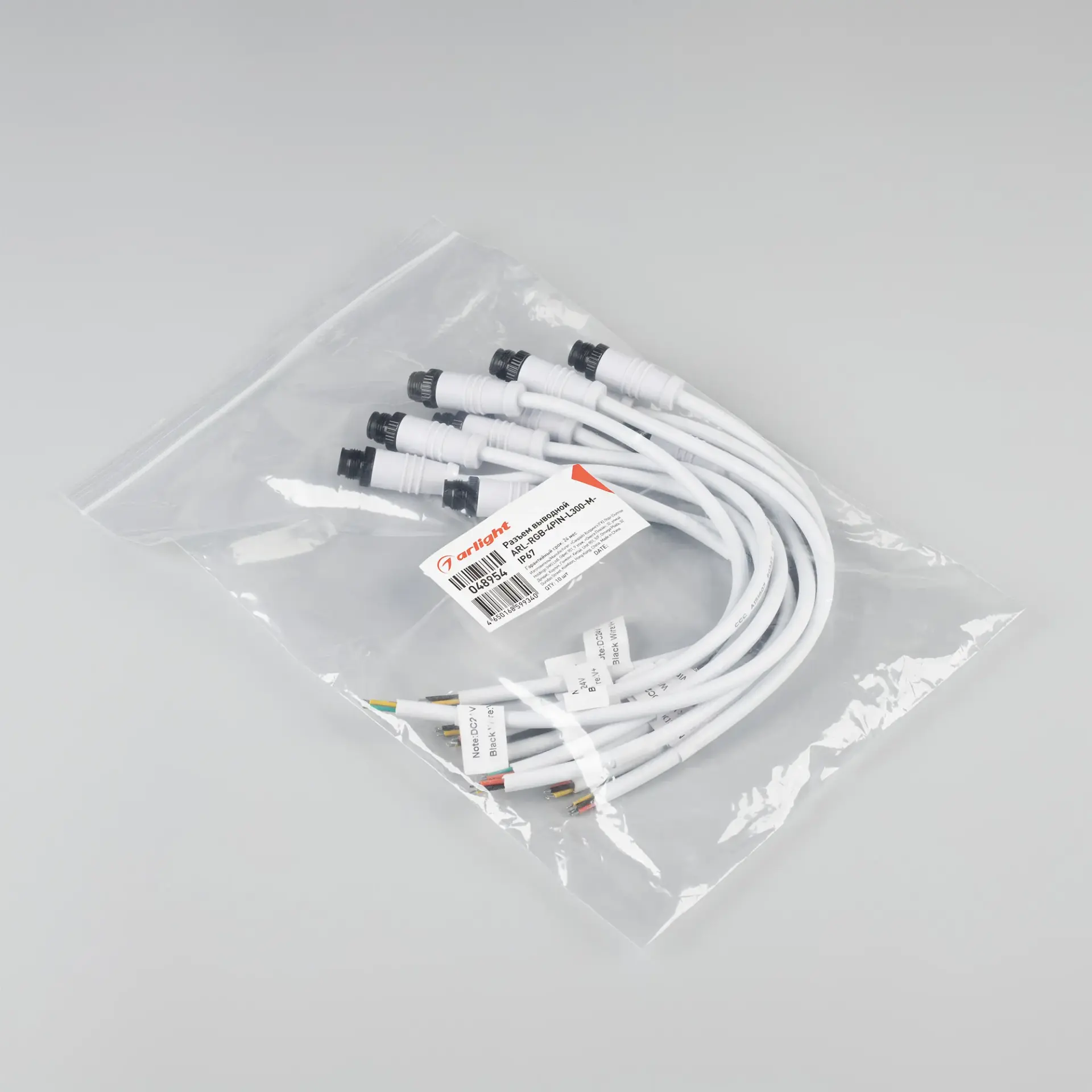 Разъем выводной ARL-RGB-4PIN-L300-M-IP67