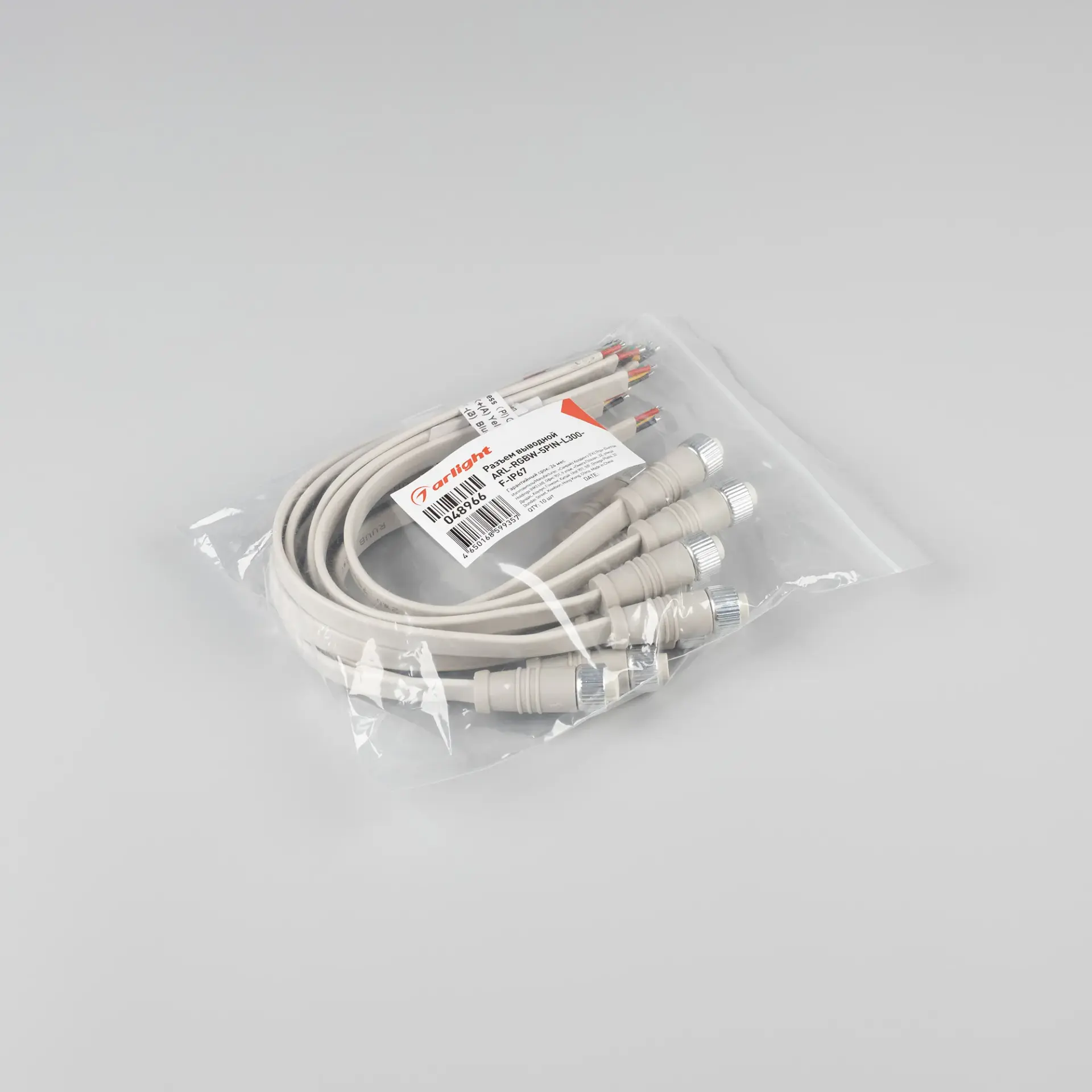 Разъем выводной ARL-RGBW-5PIN-L300-F-IP67