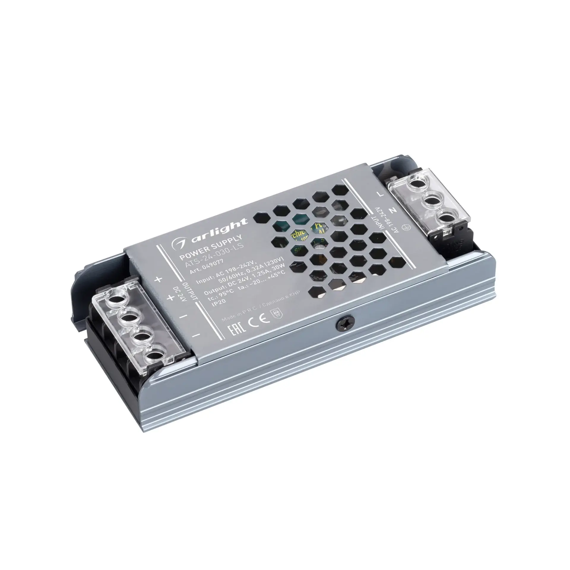 Блок питания ATS-24-030-LS (24V, 1.25A, 30W)