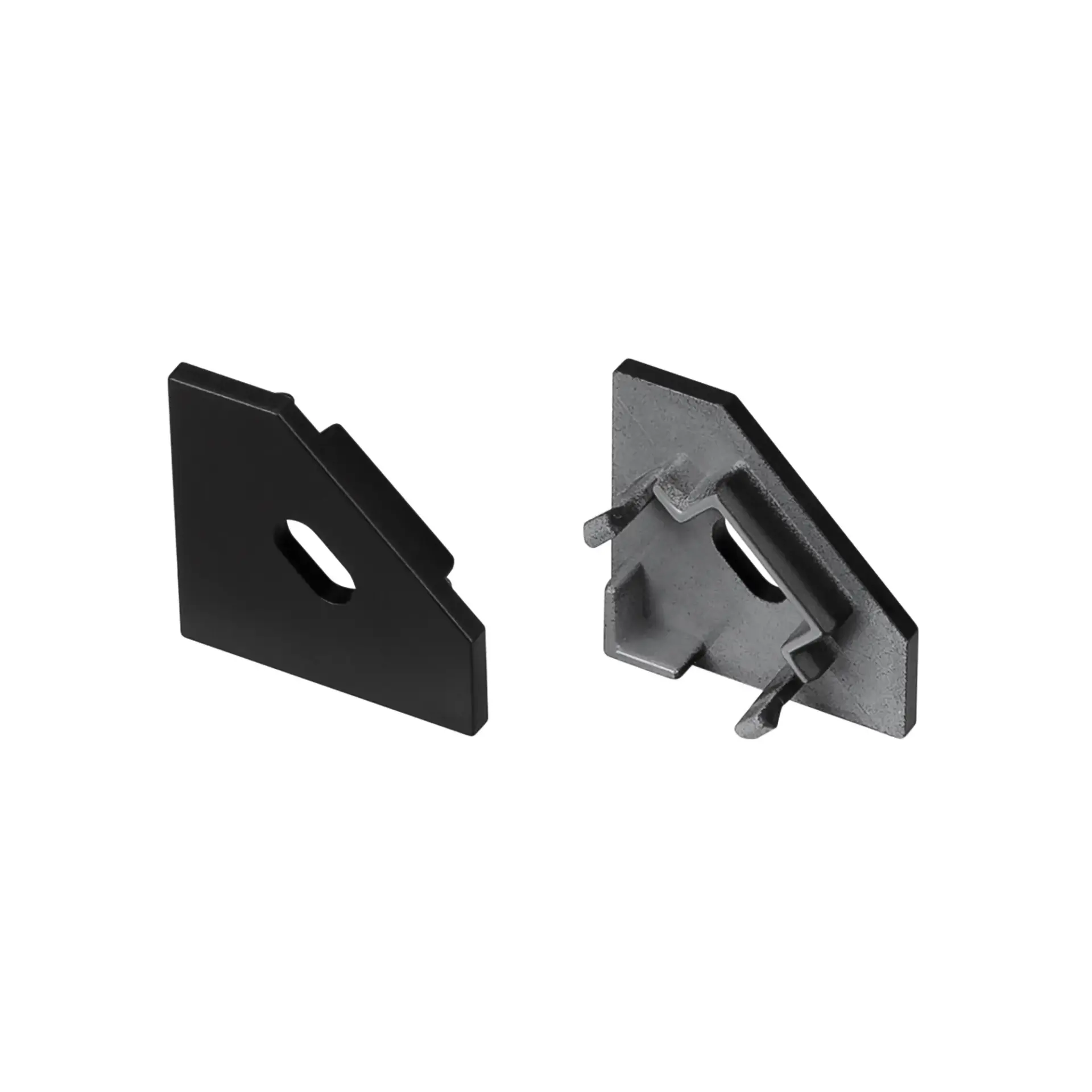 Заглушка SL-KANT-H18 FLAT BLACK с отверстием