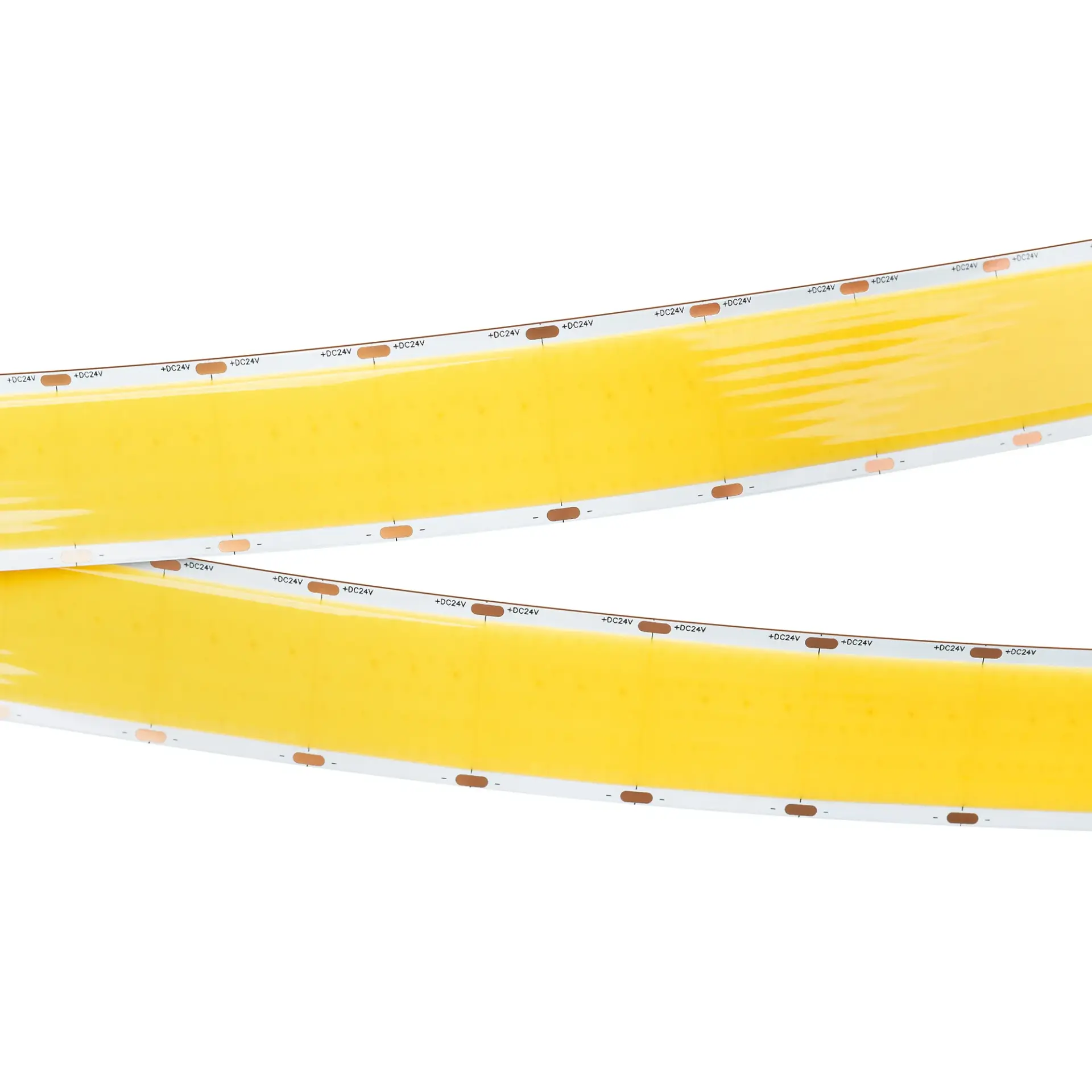 Светодиодная лента COB-X1600-30mm 24V Warm2700 (40 W/m, IP20, 5m), ракурс 3