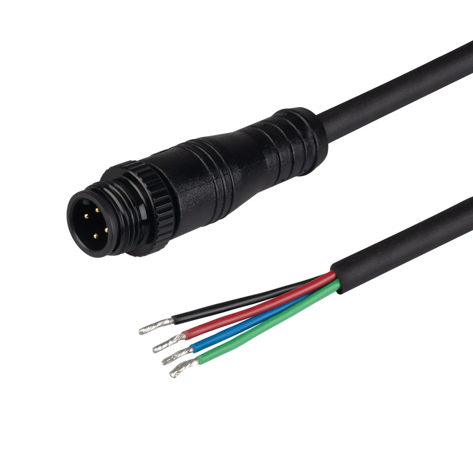 Коннектор питания ARL-WAVE-0612-RGB-CON-POWER-MALE-BLK