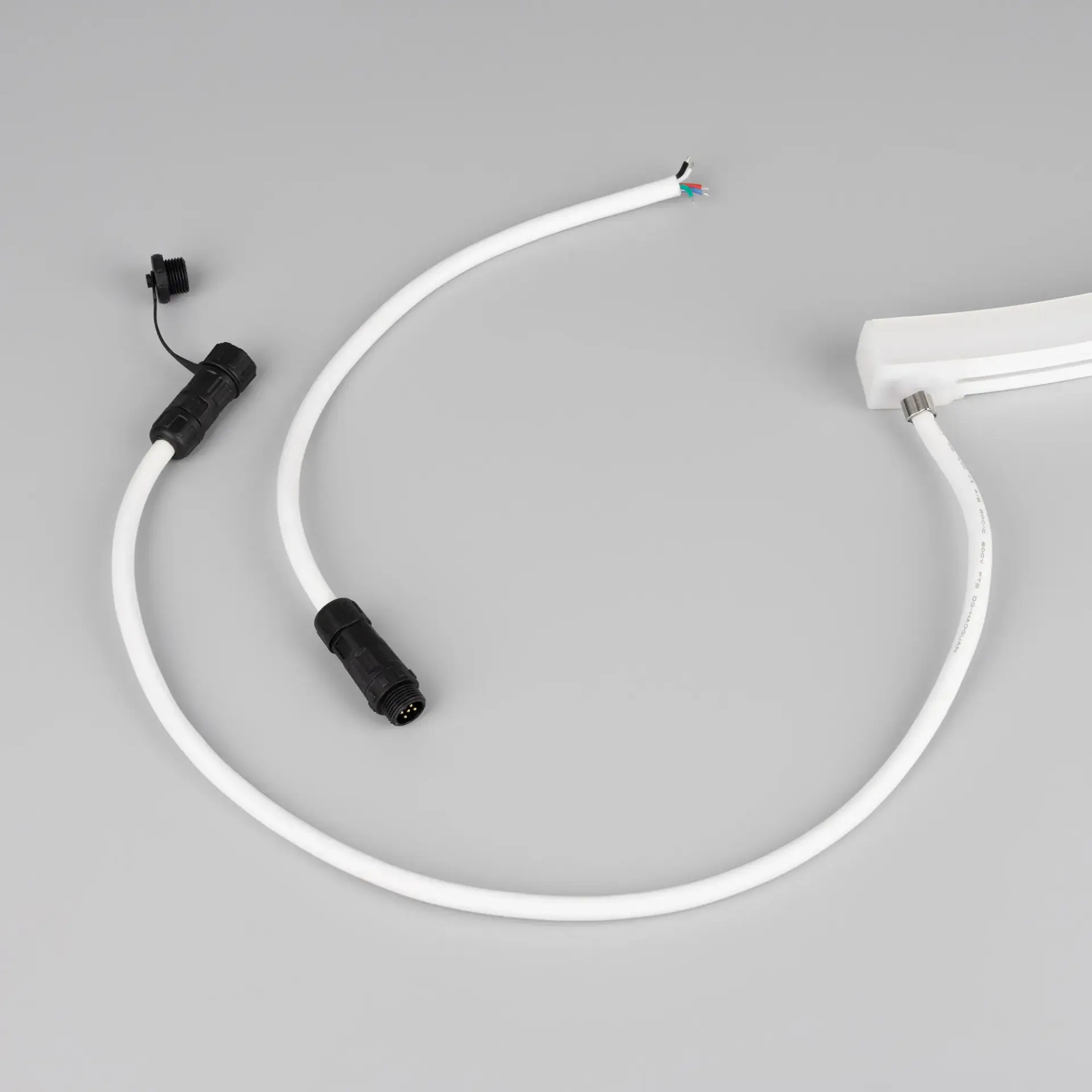 Гибкий неон MOONLIGHT-PRO-SIDE-X336-20x20mm 24V RGBW-Warm (12 W/m, IP67, 10m, wire x2)