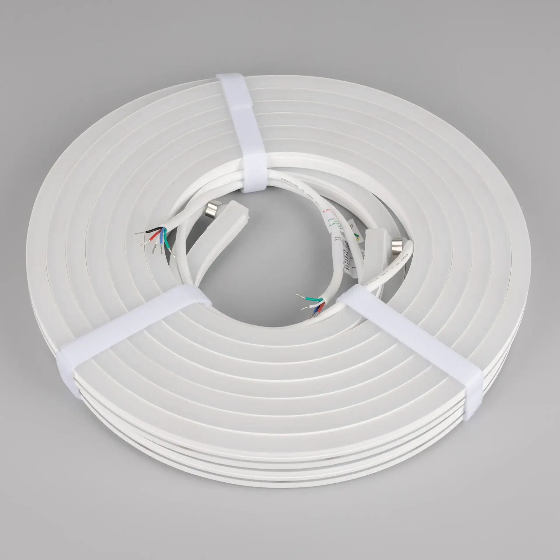 Гибкий неон MOONLIGHT-PRO-SIDE-X336-12x17mm 24V RGBW-Warm (12 W/m, IP67, 10m, wire x2), ракурс 3