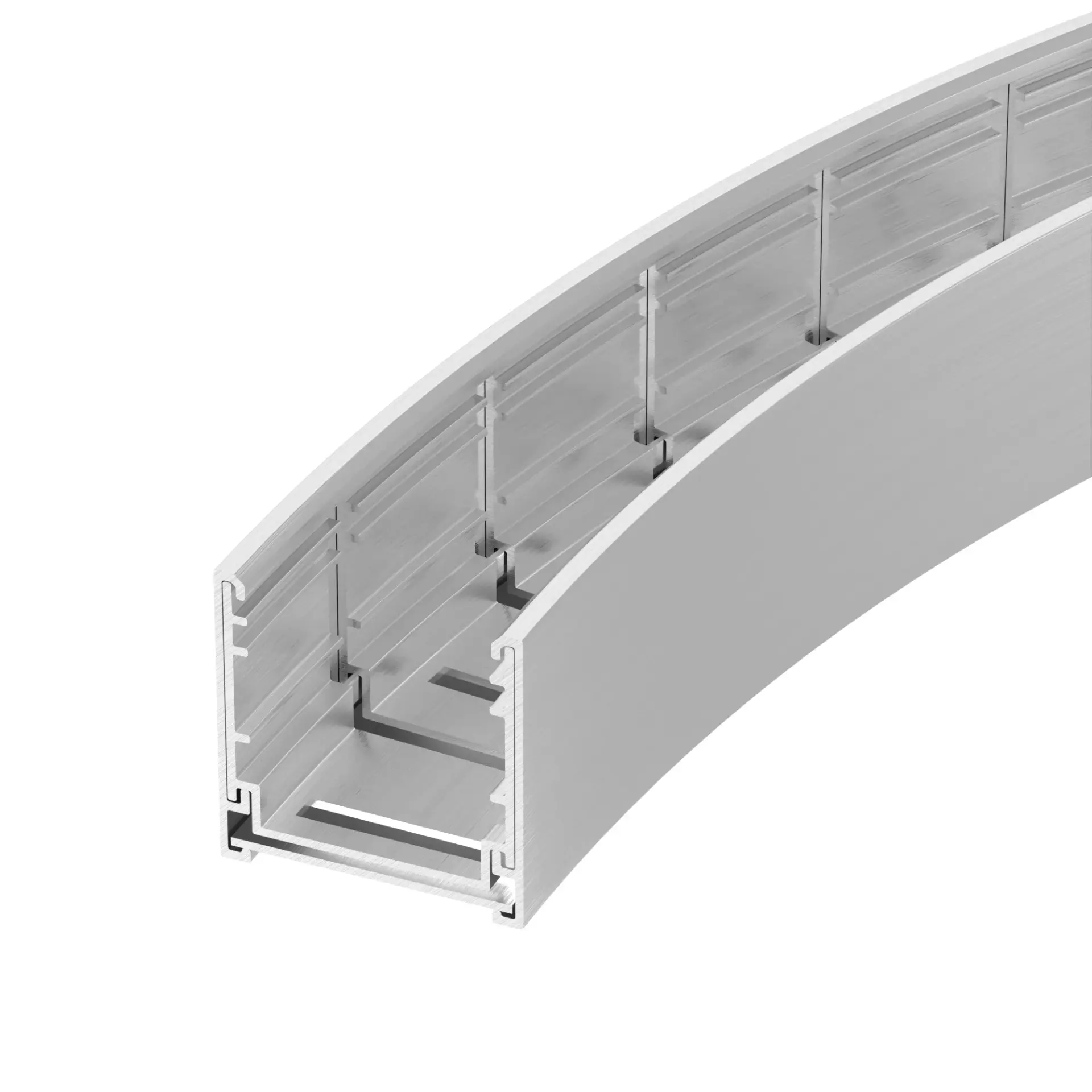 Профиль LINE-3535-BENT-SIDE-2000 ANOD, ракурс 4