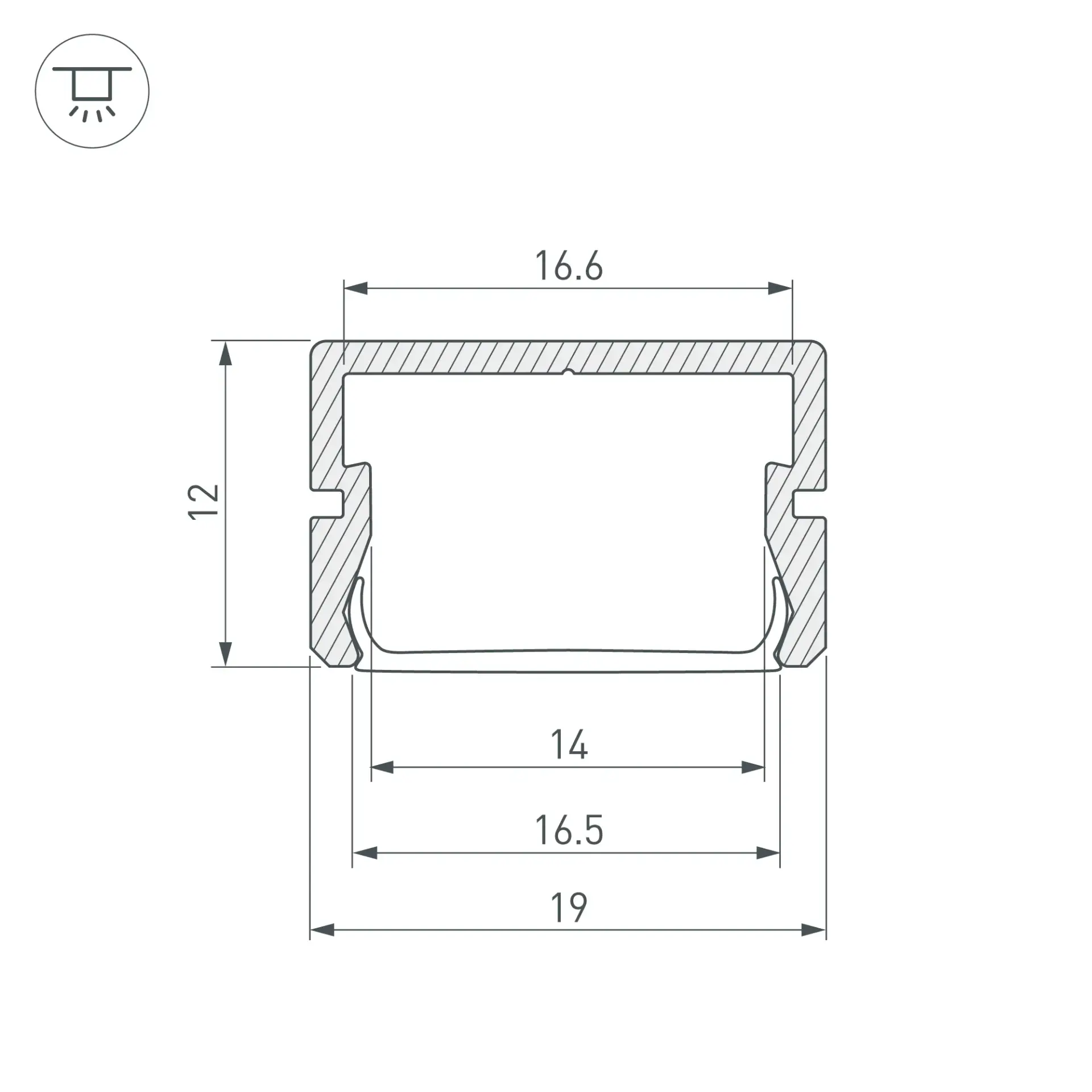 Профиль SILER-3000 ANOD BLACK, ракурс 3