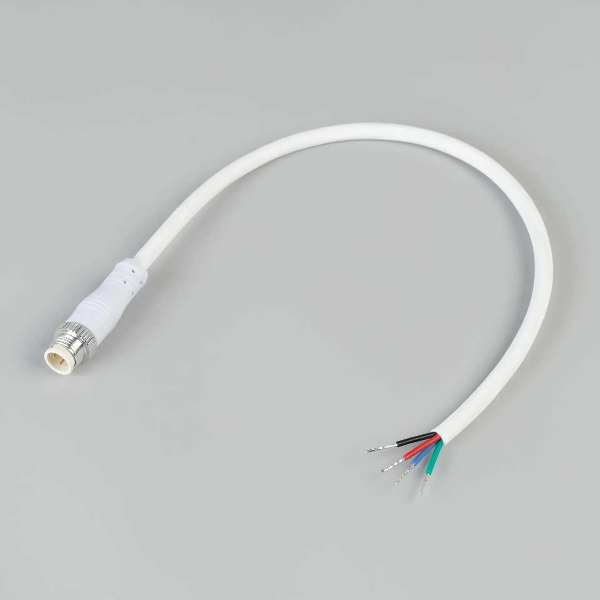 Коннектор питания ARL-WAVE-1615-CON-POWER-MALE-4PIN-WHT
