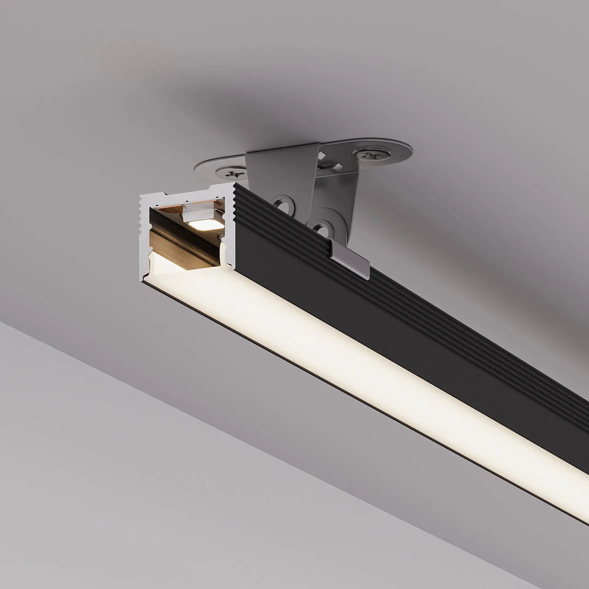 Профиль SL-SLIM-H13M-3000 BLACK (BY)