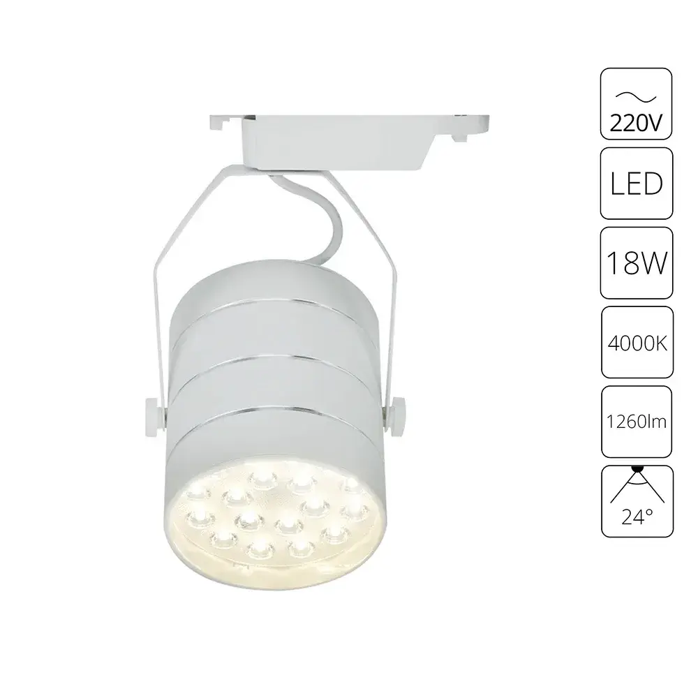 Светильник для однофазного трека Arte Lamp A2718PL-1WH CINTO — белый