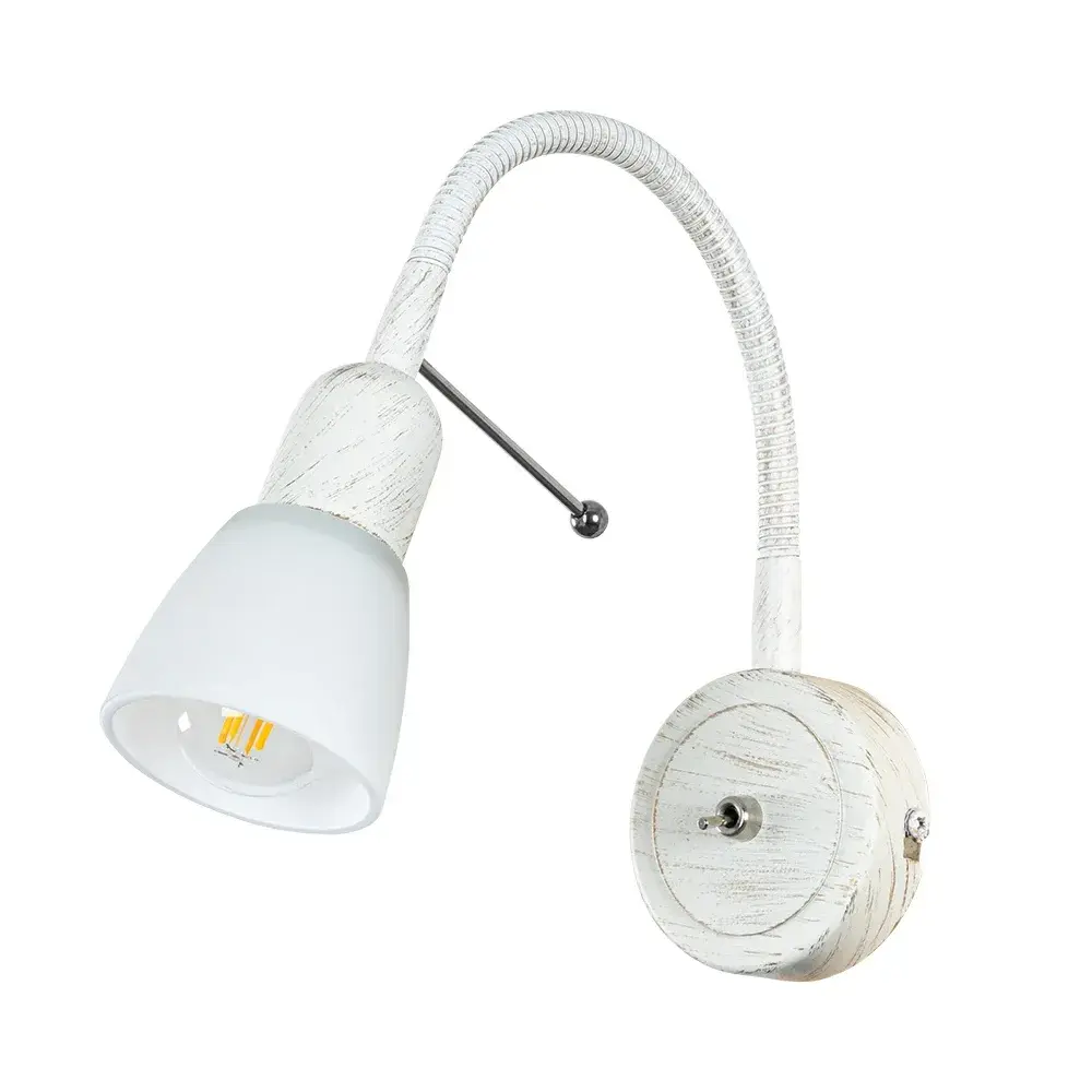 Бра Arte Lamp A7009AP-1WG LETTURA — белое золото