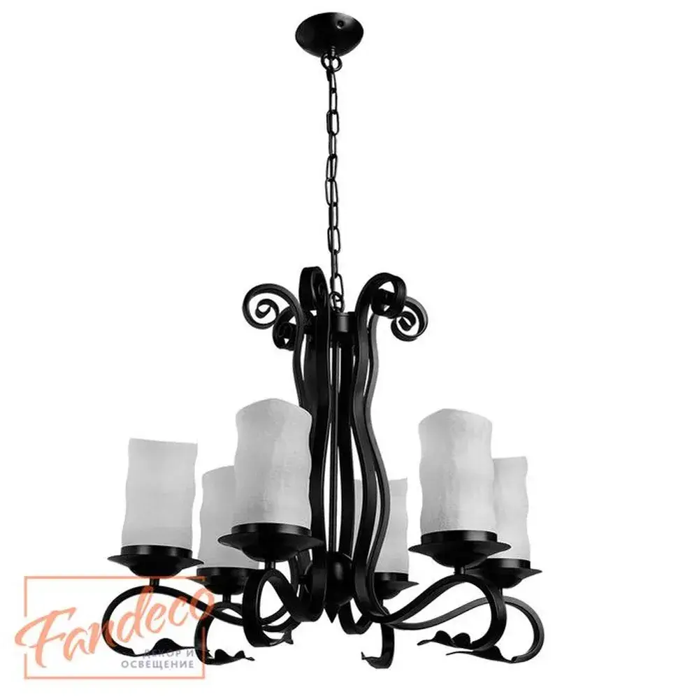 Люстра Arte Lamp A7915LM-6BK SCROLL — черный