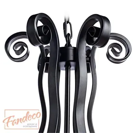 Люстра Arte Lamp A7915LM-6BK SCROLL — черный