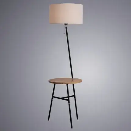 Торшер Arte Lamp A9202PN-1BK COMBO — черный, ракурс 2