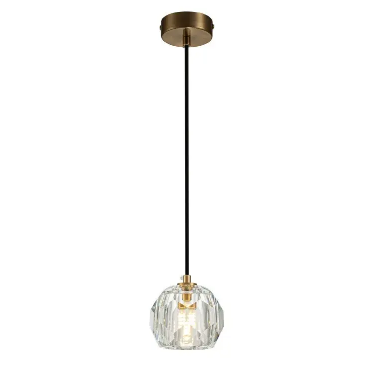 Светильник Belfast D3315-1 GL CL CLIFTON — латунь, ракурс 4