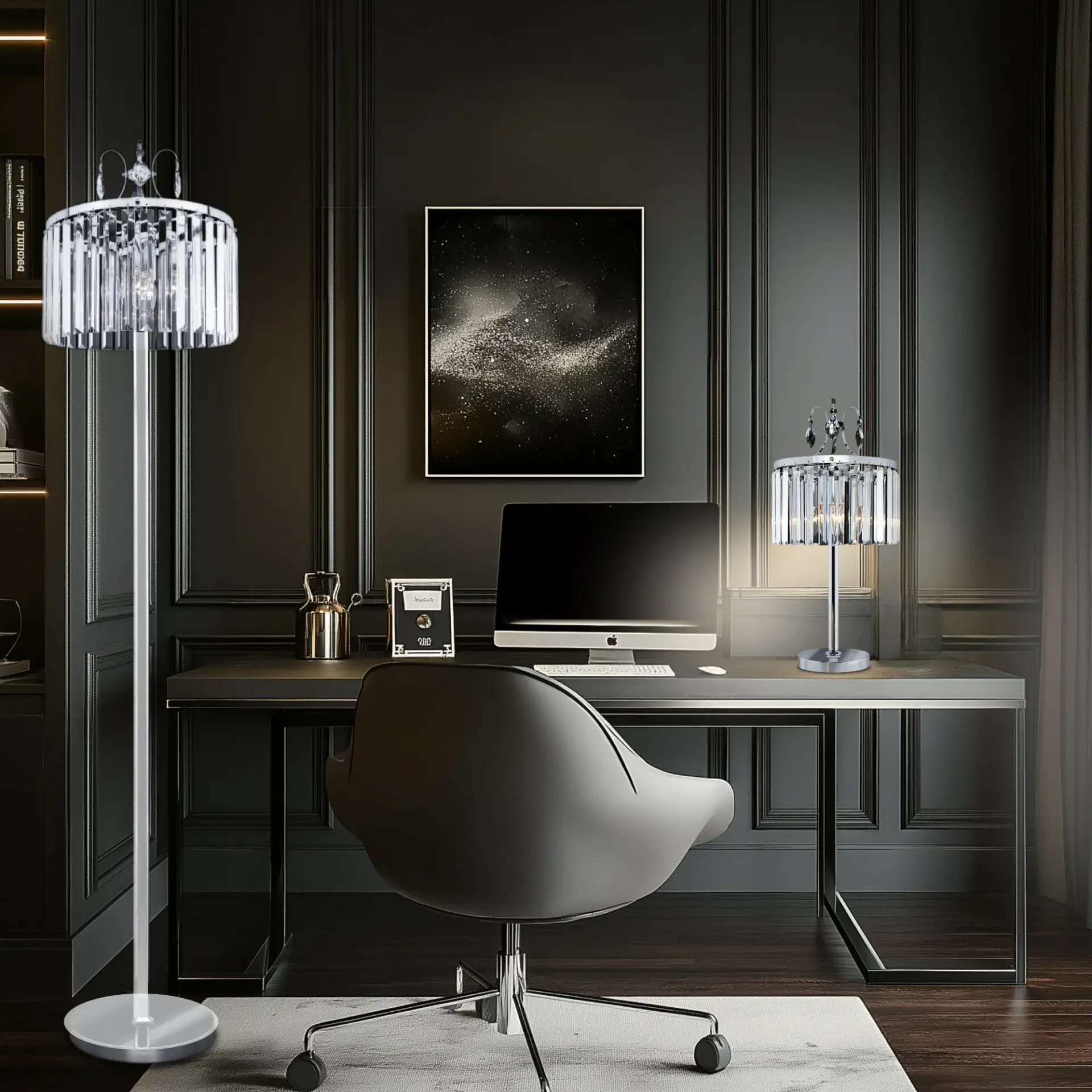 Настольная лампа Citilux CL335831 ИНГА — хром, ракурс 16