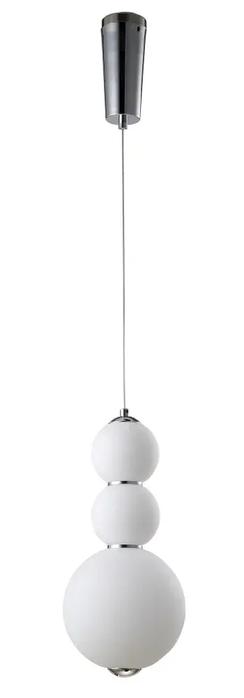 Светильник Crystal Lux DESI SP3 CHROME/WHITE — хром