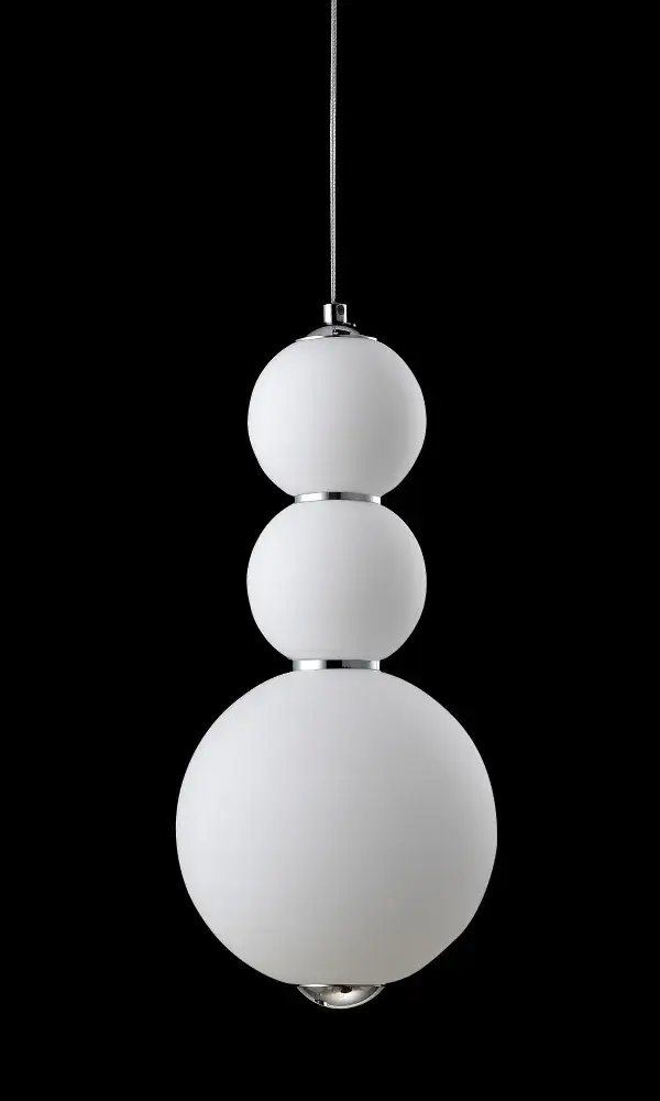 Светильник Crystal Lux DESI SP3 CHROME/WHITE — хром, ракурс 2
