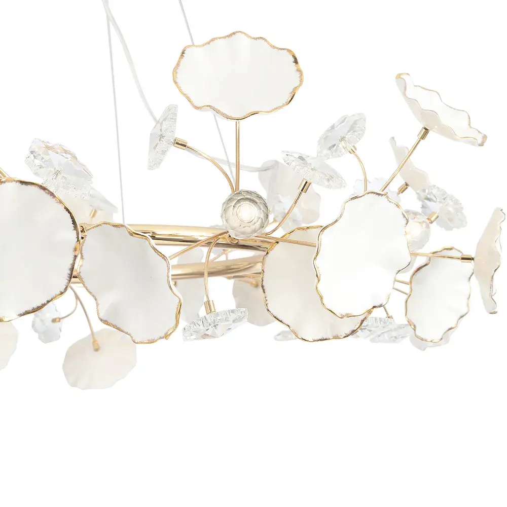 Люстра Crystal Lux MARGO SP9R — золотой, ракурс 5