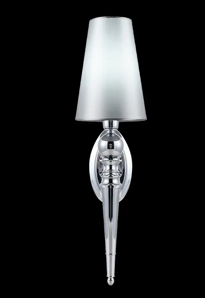 Бра Crystal Lux PER AP1 CHROME/SILVER — хром, ракурс 6