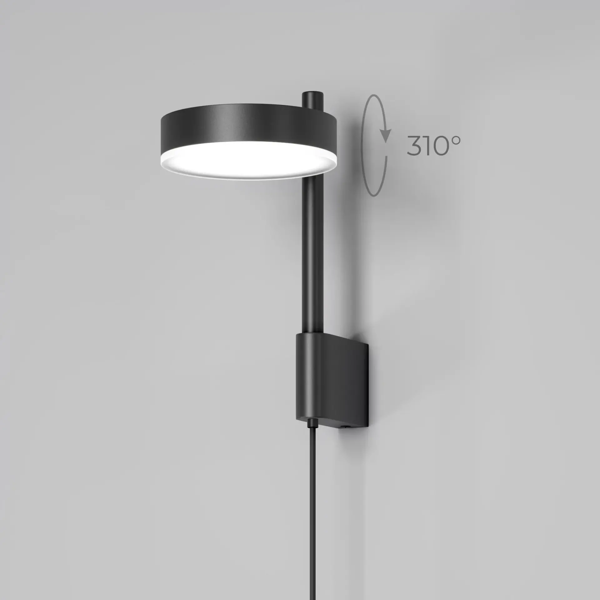 Бра Elektrostandard 40129/LED черный/(a064592) TOBI, ракурс 2