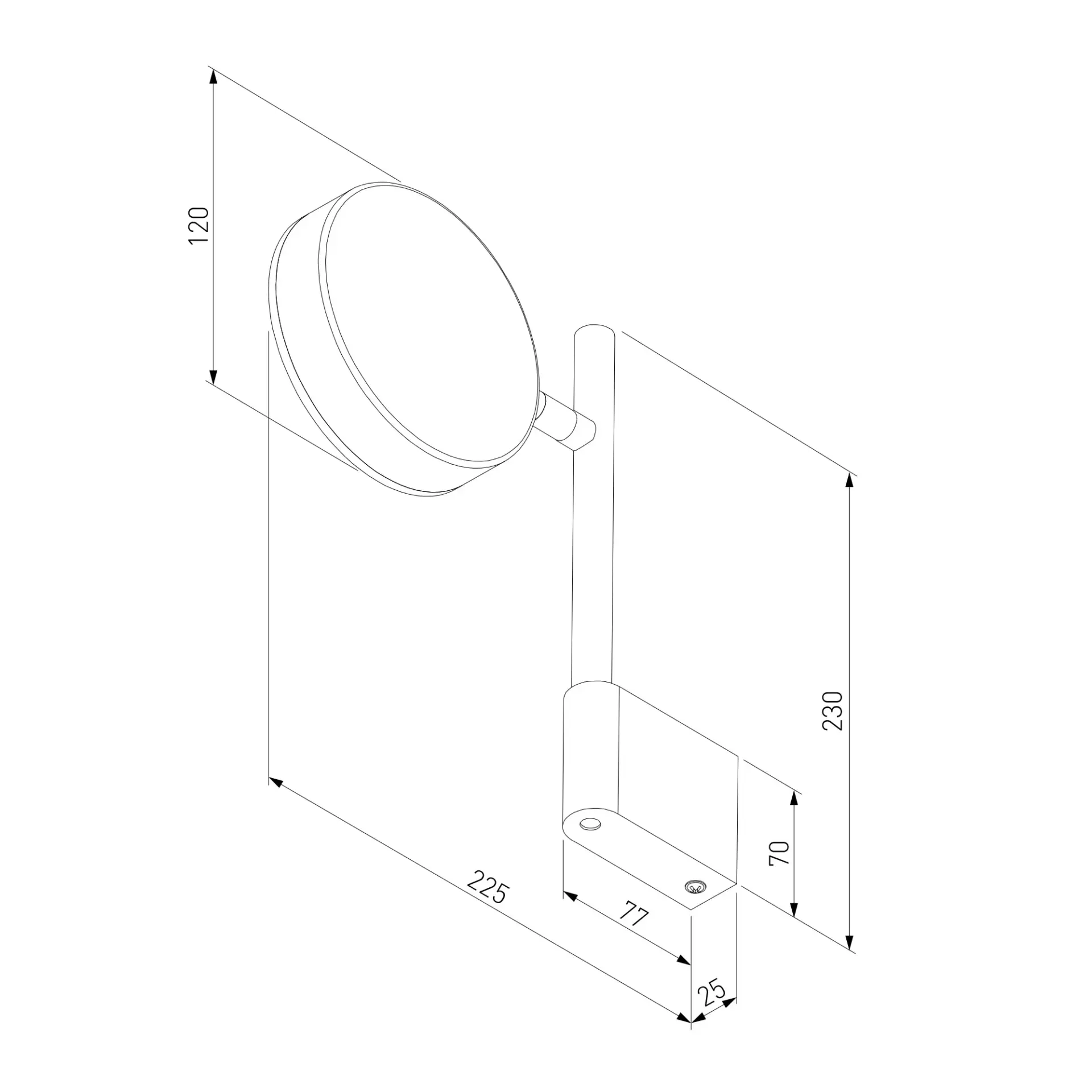 Бра Elektrostandard 40129/LED черный/(a064592) TOBI