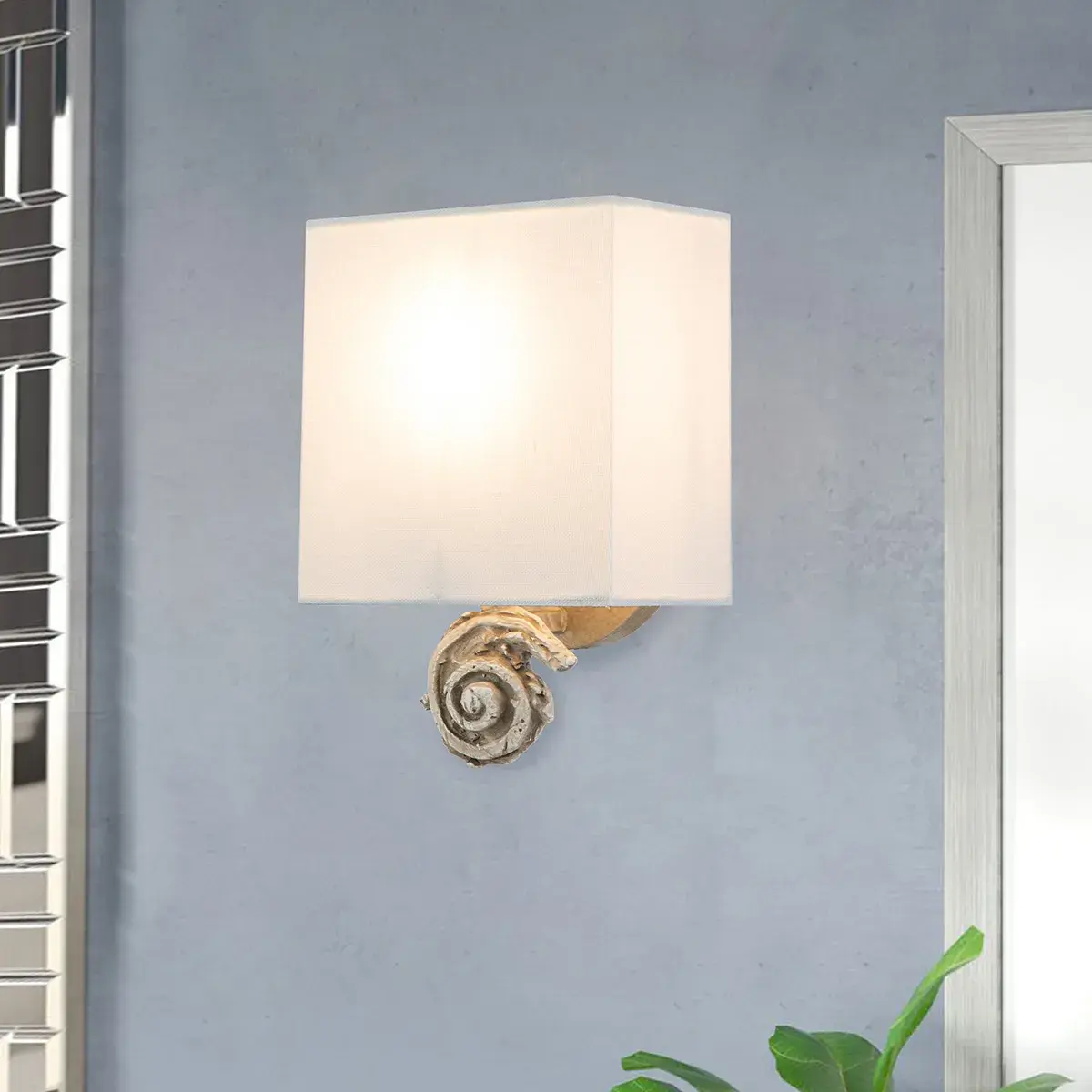 Бра Elstead Lighting FB-SWIRL-1S-W — белый