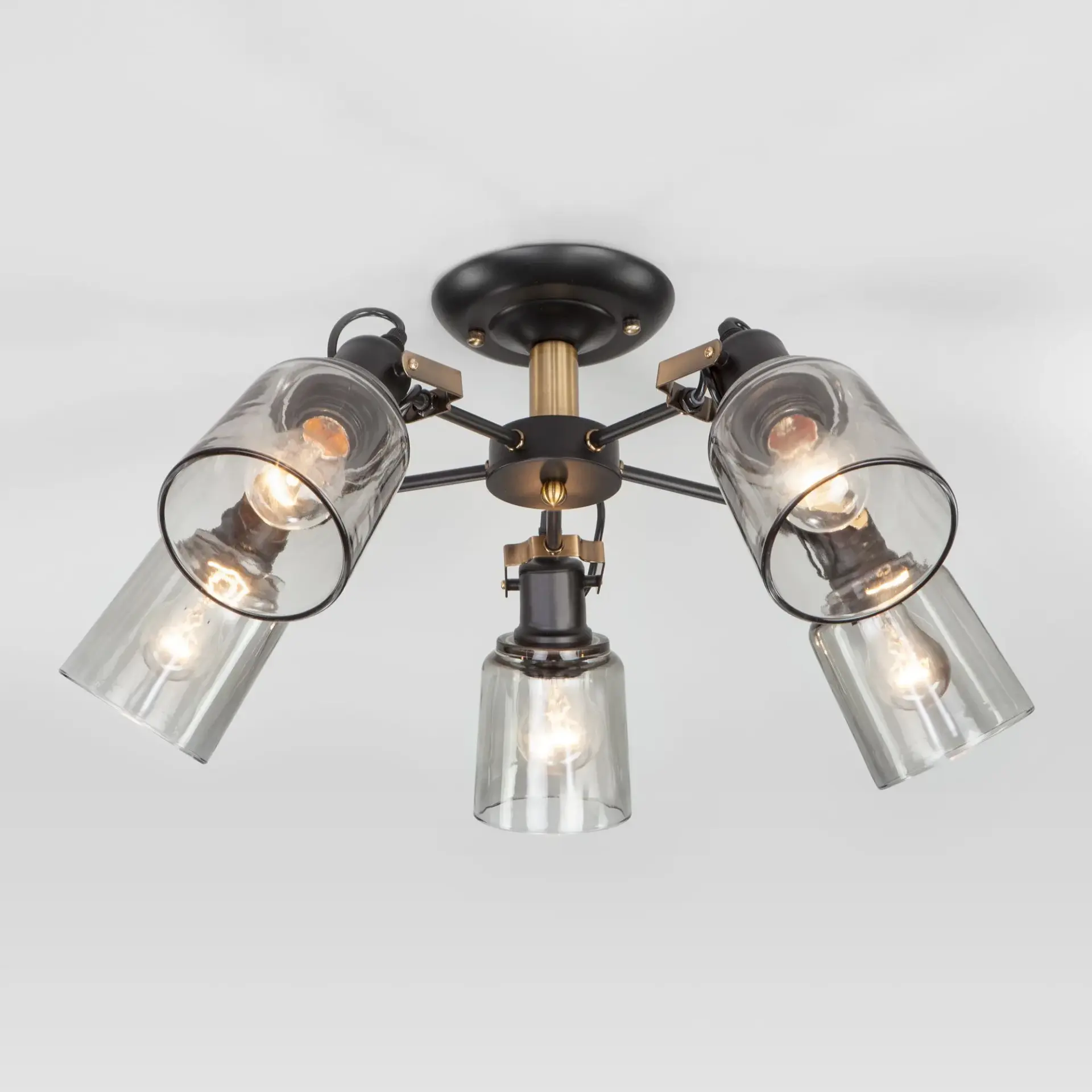Люстра Eurosvet 70111/5 черный ASTOR