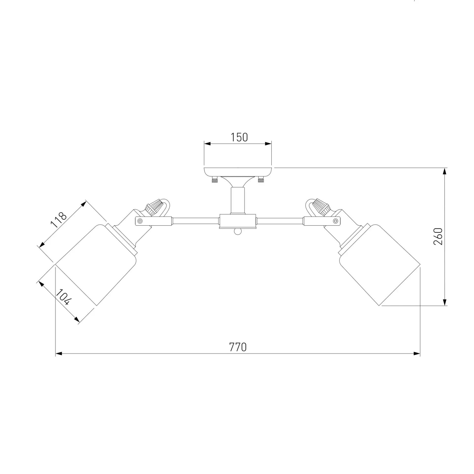 Люстра Eurosvet 70111/8 черный ASTOR, ракурс 4
