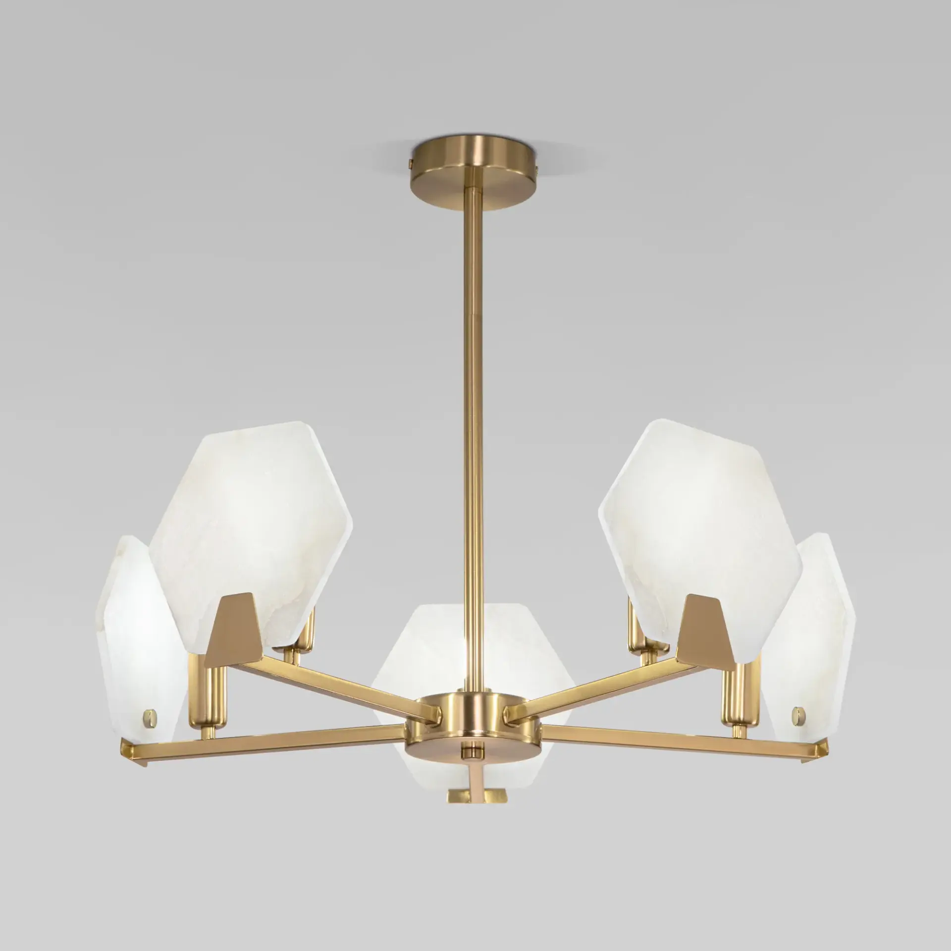 Люстра Eurosvet 60158/5 латунь MARBLE