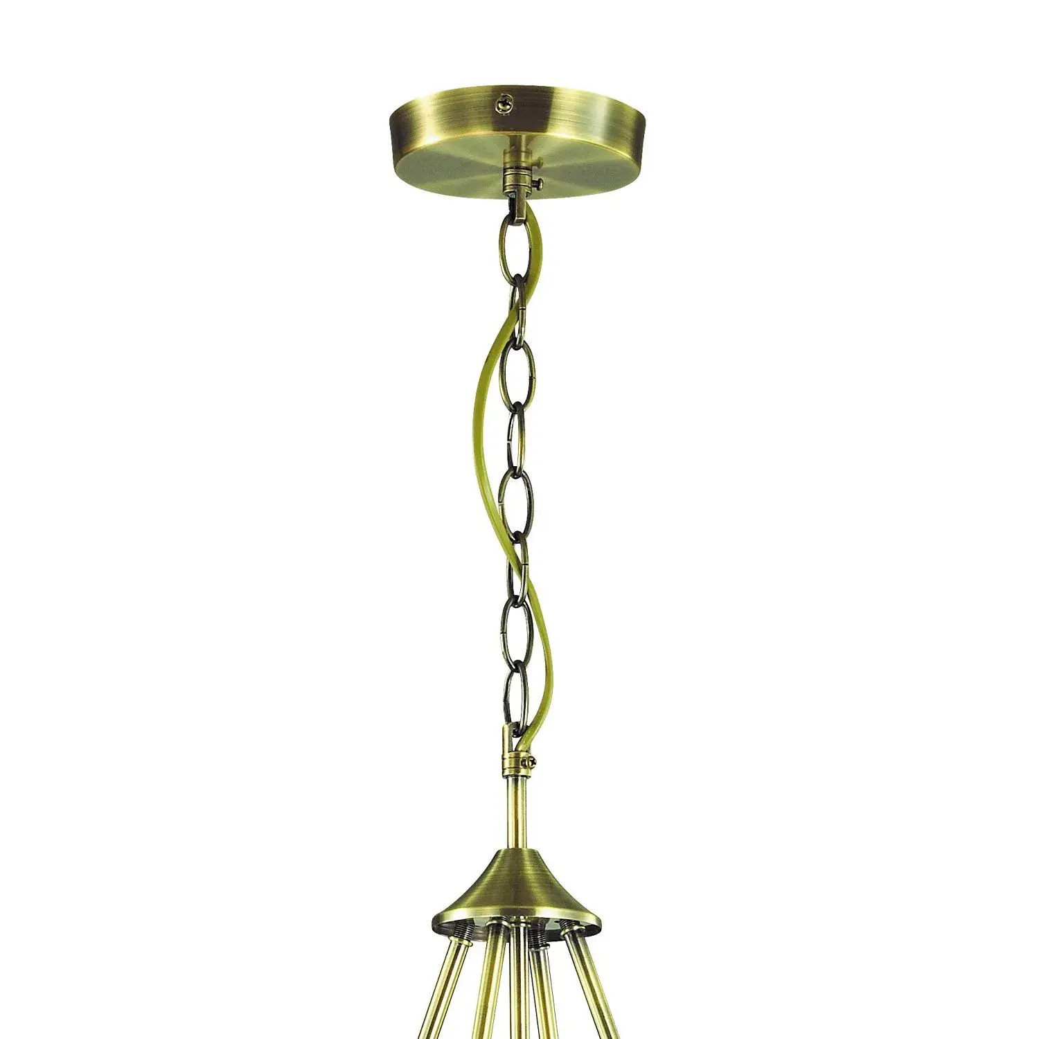 Люстра Favourite 2925-7P OSTEN — латунь, ракурс 3