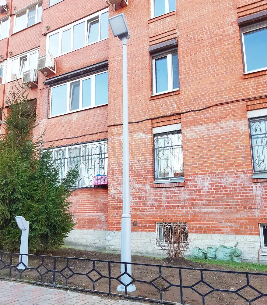 Фонарный столб Fumagalli 4P2.372.G10.LYF1R GIORGIO — серый, ракурс 6