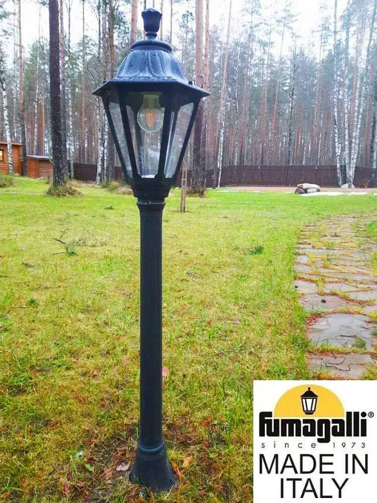 Наземный уличный светильник Fumagalli E26.151.000.AXE27 RUT — черный, ракурс 2