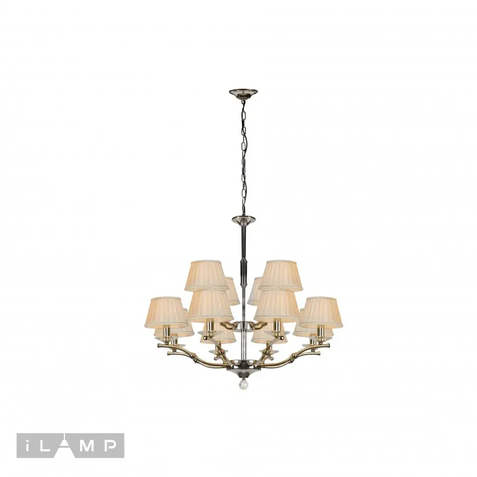 Люстра iLamp 85125/8+4 CR VIVALDI — хром