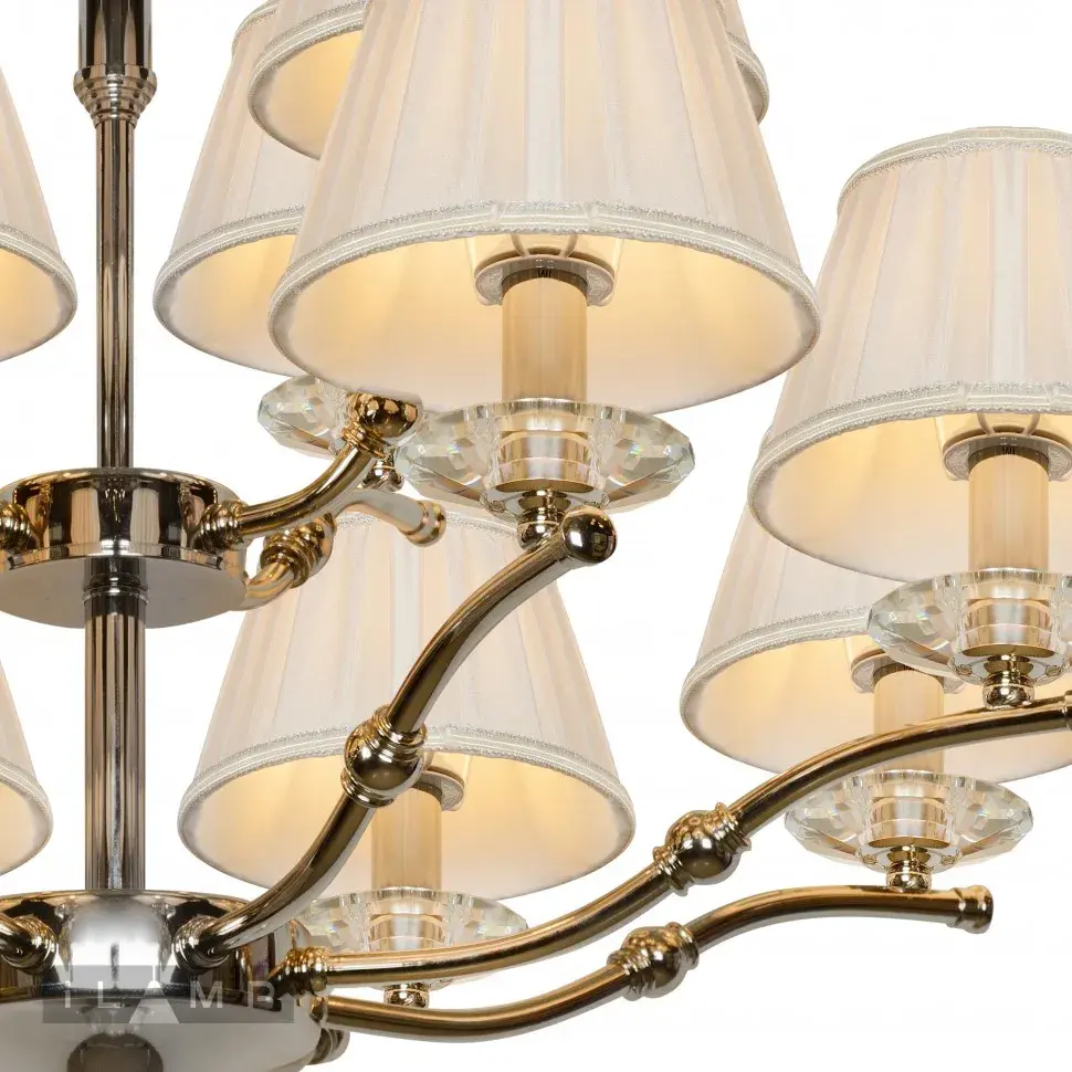 Люстра iLamp 85125/8+4 CR VIVALDI — хром
