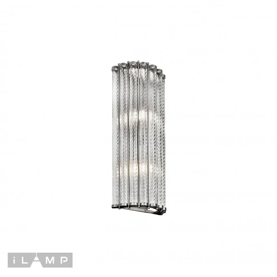 Бра iLamp MB0266-2 Silver MANHATTAN — никель