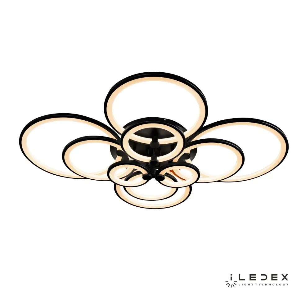 Люстра iLedex A001/10 BK RING — черный