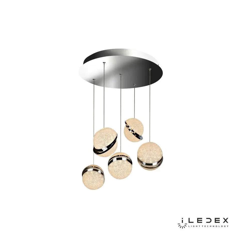 Светильник iLedex C4474-5R CR CRYSTAL BALL — хром
