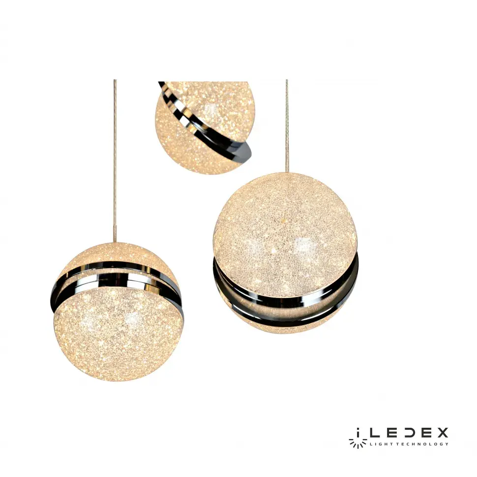 Светильник iLedex C4474-5R CR CRYSTAL BALL — хром