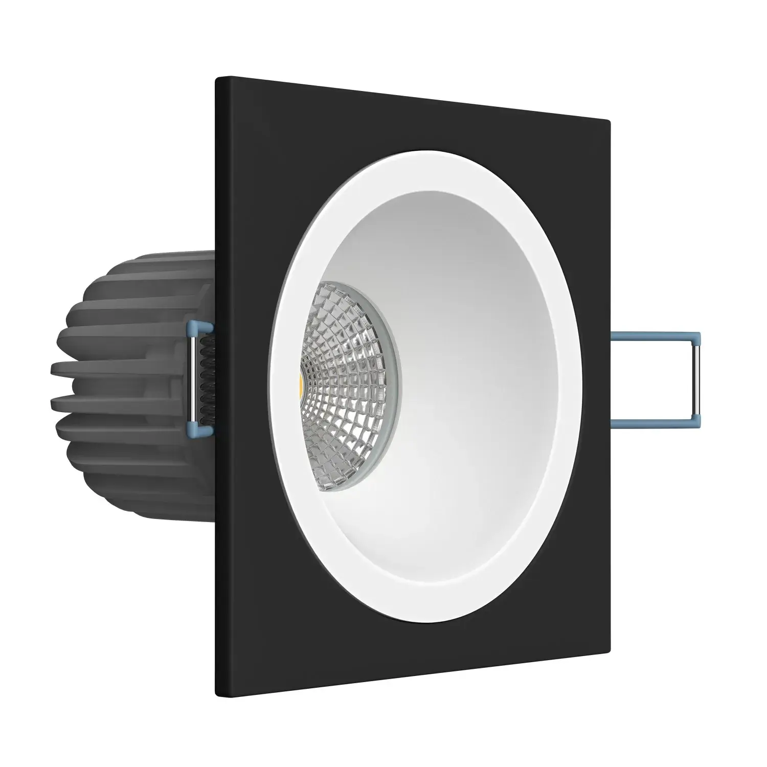 Точечный светильник Ledron LH07H-R SQ Black-White 10W 4000K DIM TRIAC — черный