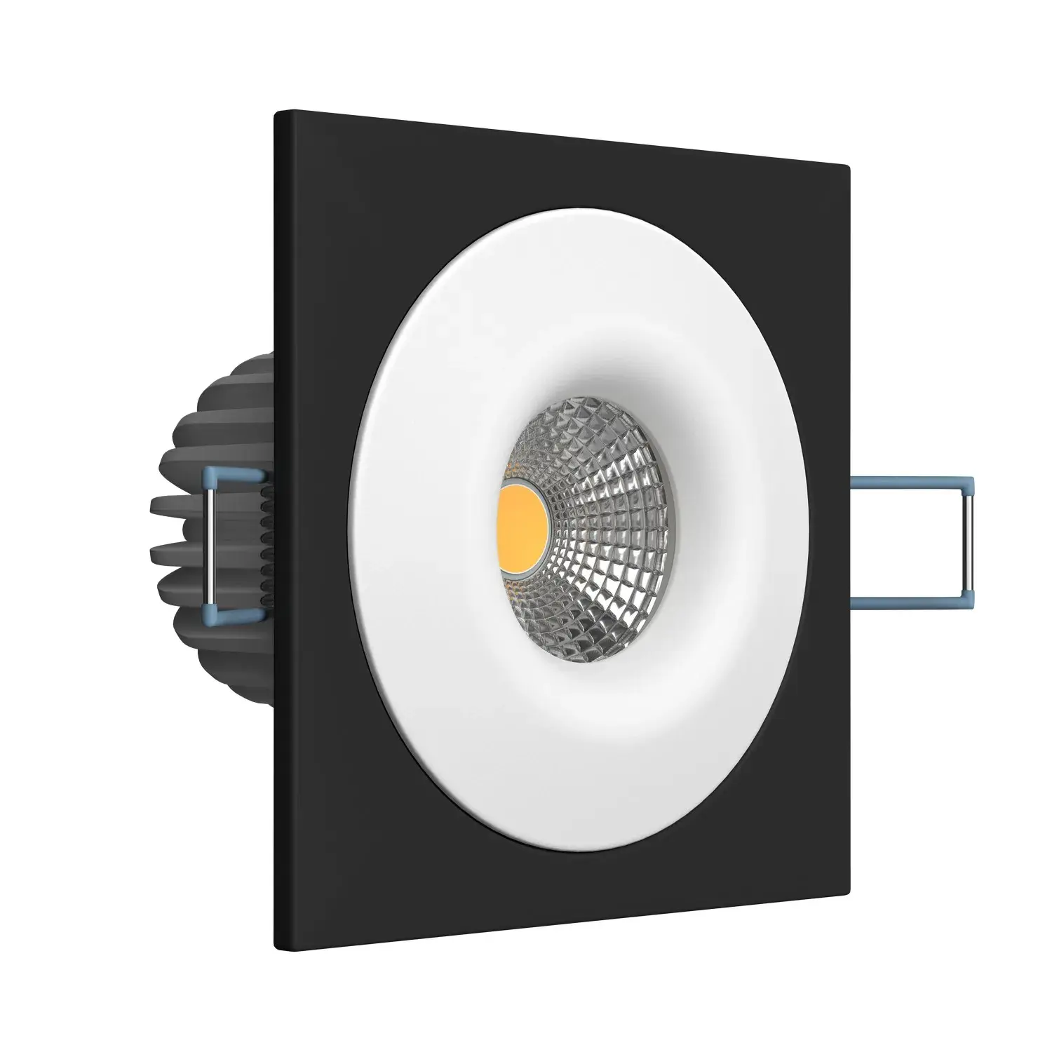 Точечный светильник Ledron LH07S-R SQ Black-White 10W 4000K DIM TRIAC — черный